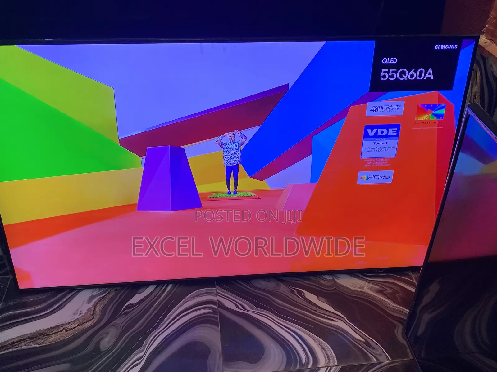 55” U.K Samsung Qled Premium Uhd (Q60a )Ultra Slim Hdr+ Smart Tv