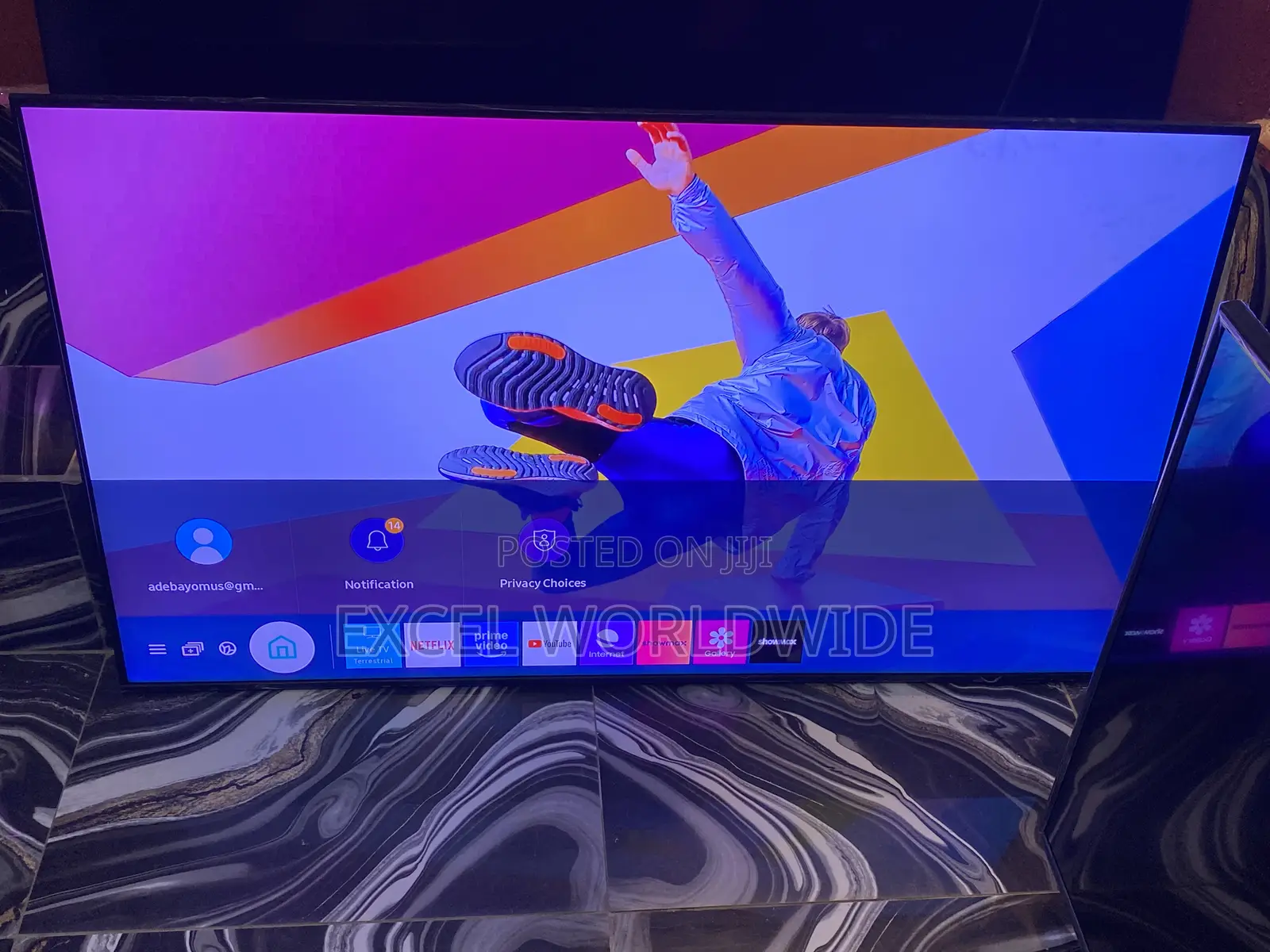 55” U.K Samsung Qled Premium Uhd (Q60a )Ultra Slim Hdr+ Smart Tv