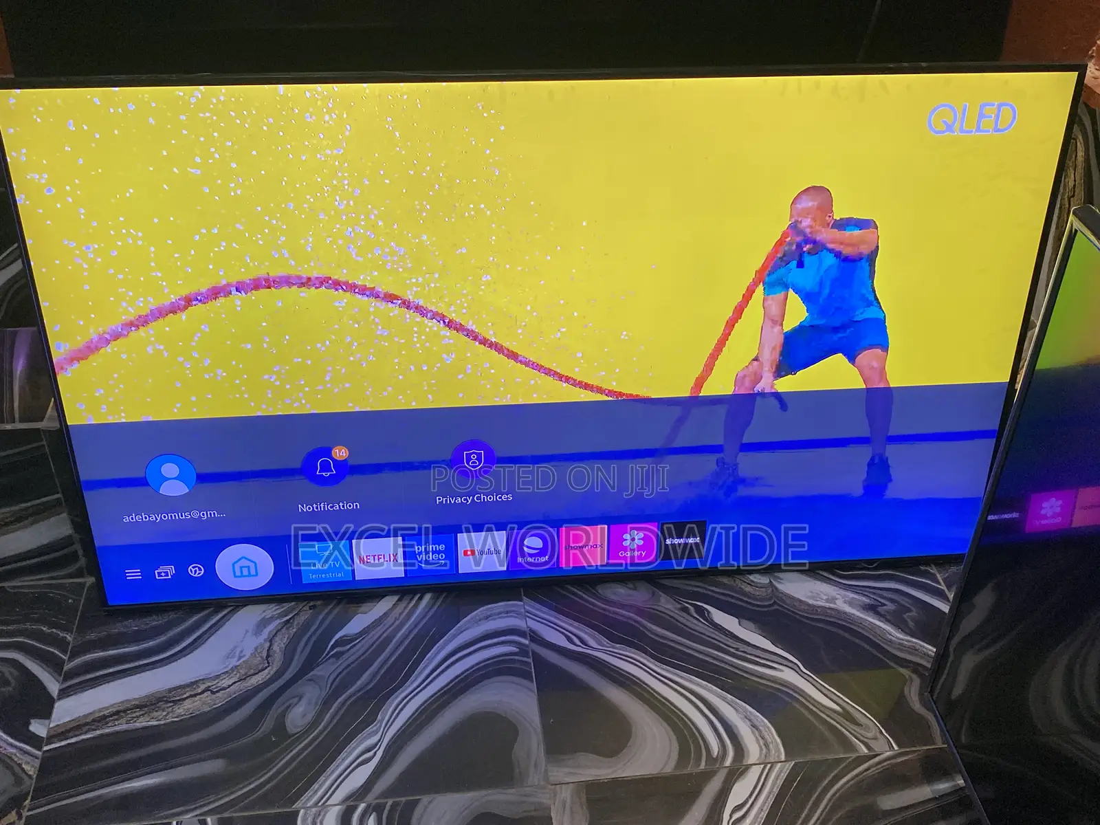 55” U.K Samsung Qled Premium Uhd (Q60a )Ultra Slim Hdr+ Smart Tv