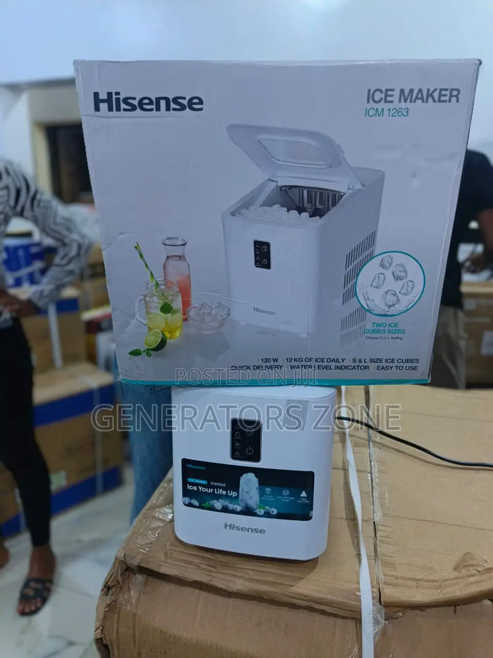Icm1263 S L Ice Maker Hisense 120w, Daily Ice Supply