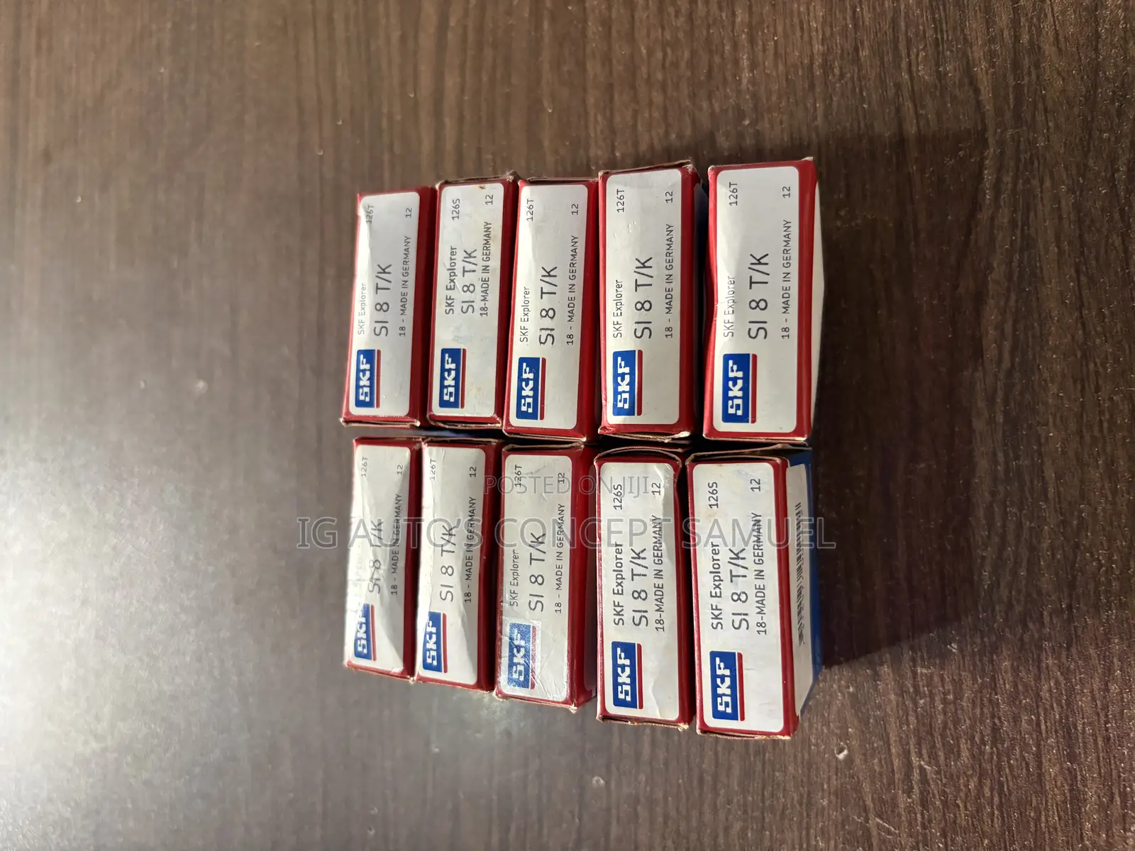 Phs8mm End Rod , Sl 8 T/K Skf Bearing Available