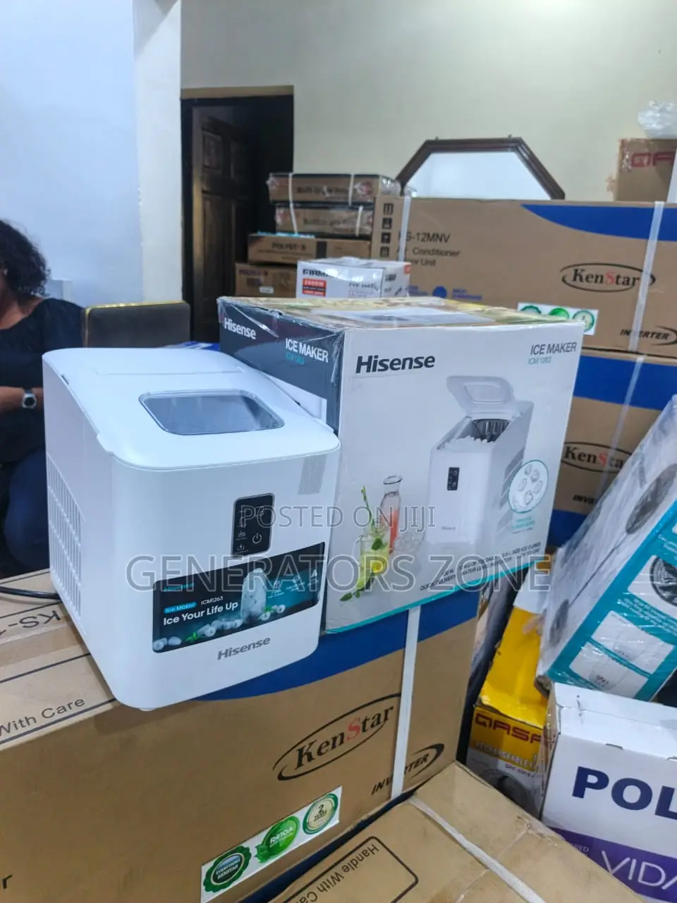 Ice Cube Unit 12kg Icm1263 S L Hisense, Quiet Motor