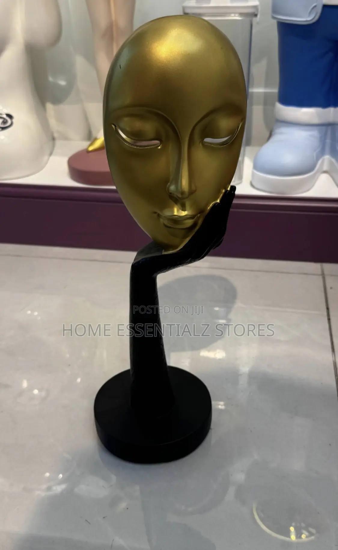 Face Mask Creative Retro Table Ornament - Face Mask Home Decor