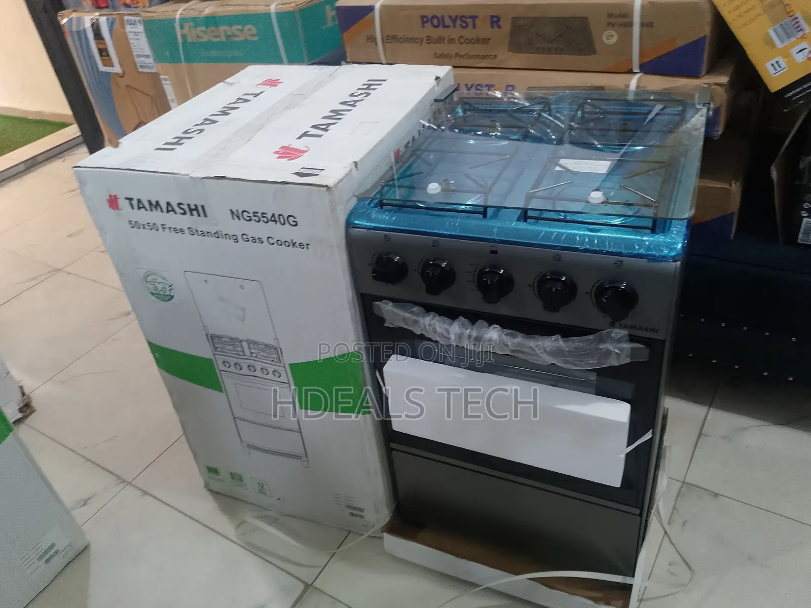 Original Tamashi Gas Stove, 50x50cm Dimensions