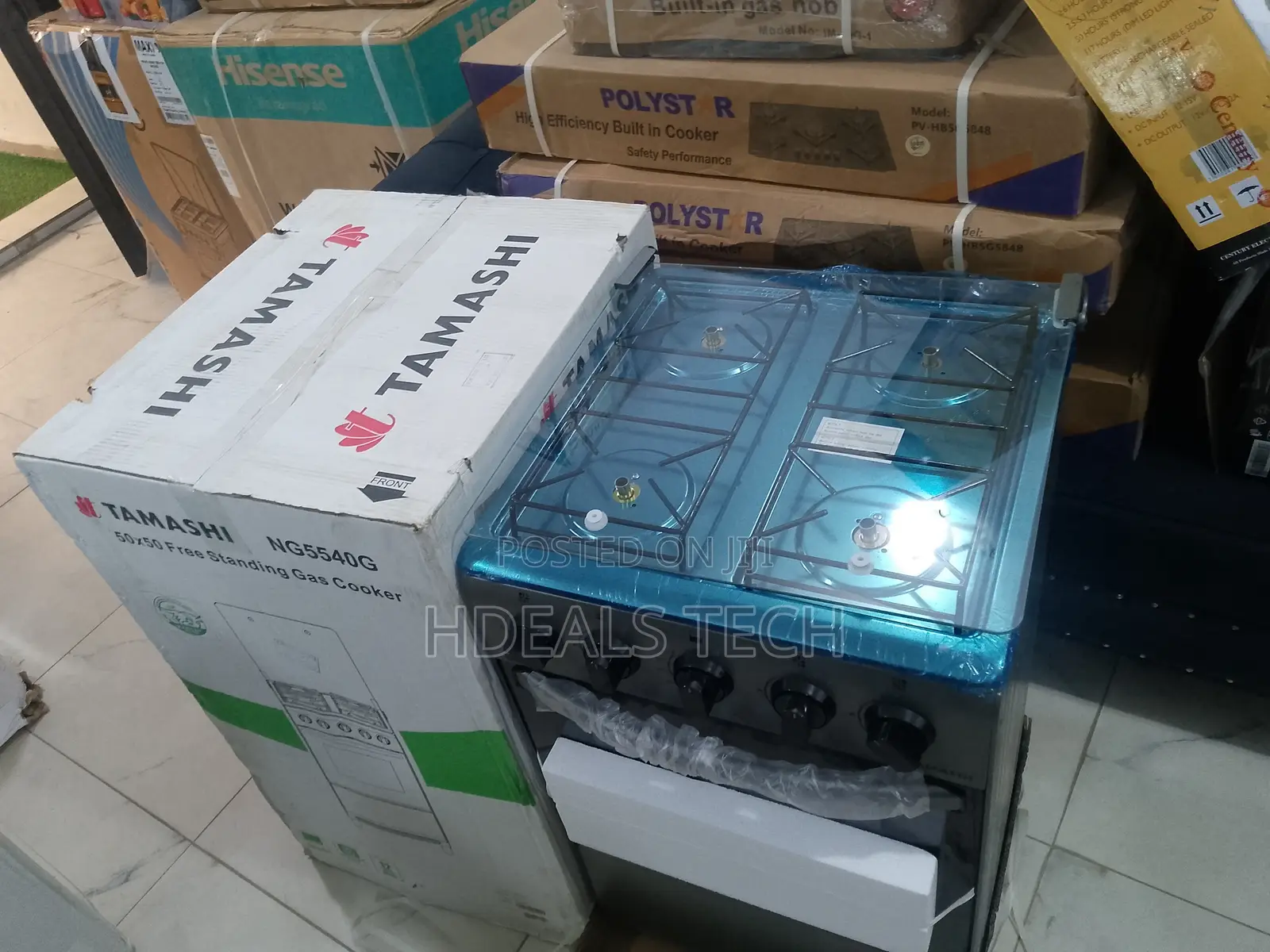 Reliable 4 Burner Tamashi 50x50 Gas Stove