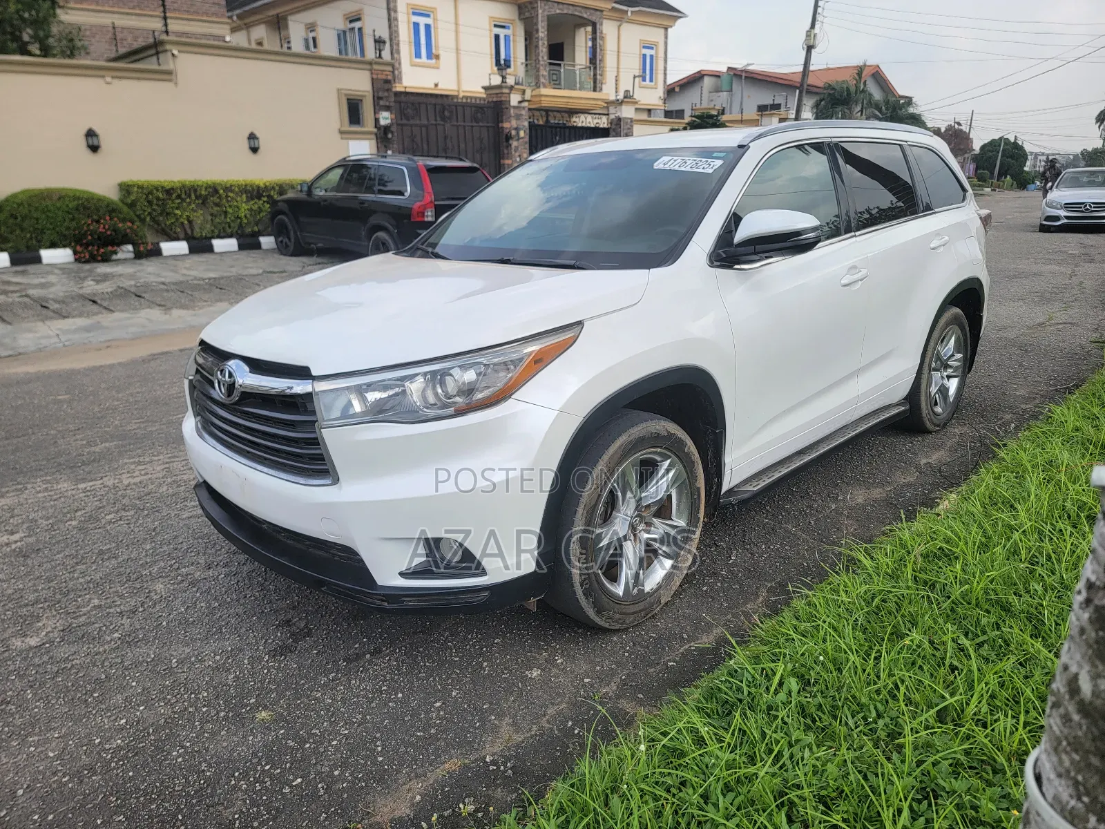 Toyota Highlander Limited V6 4x2 (3.5L 6cyl 6A) 2016 White
