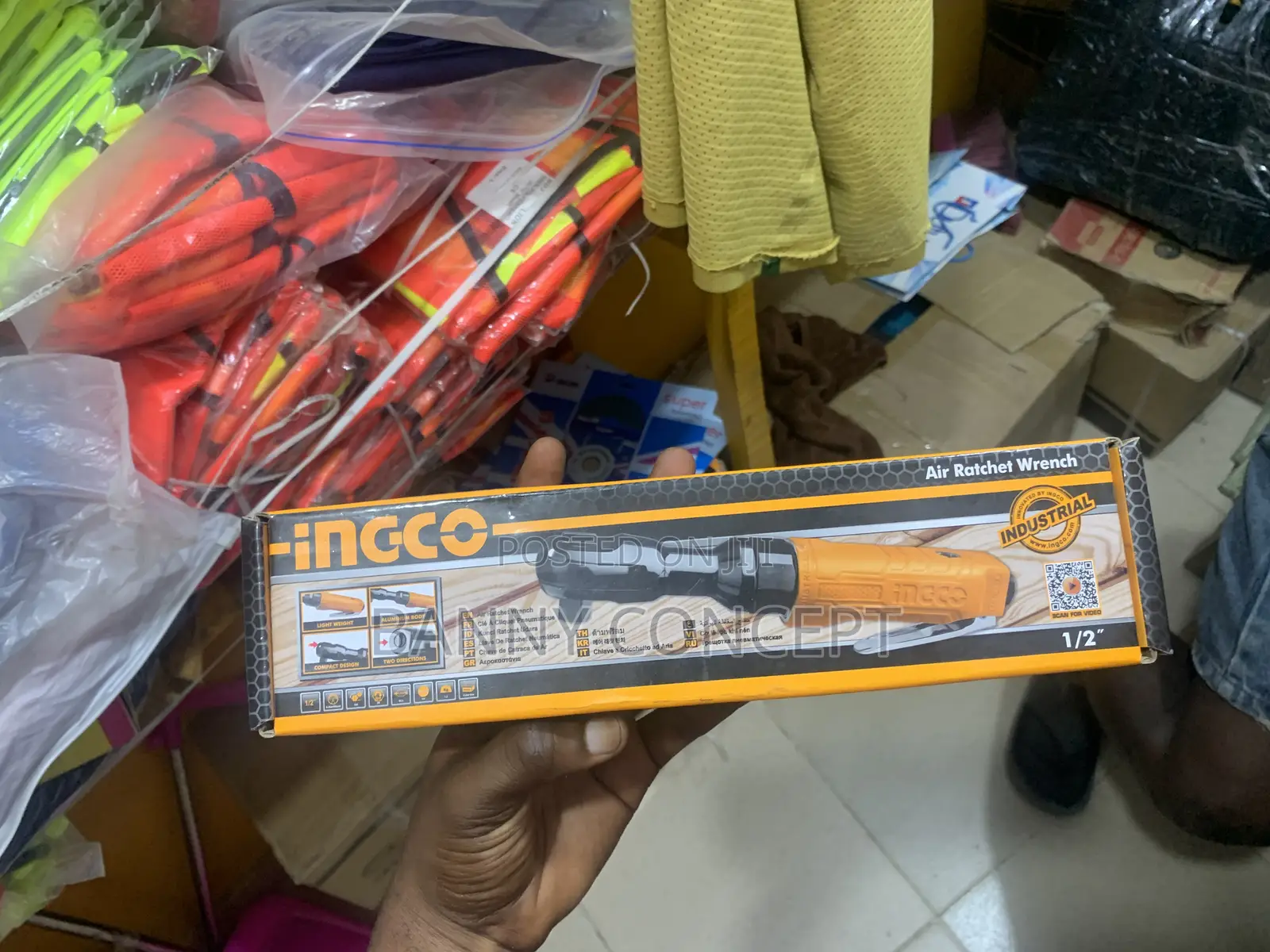 Ingco 1/2" Air Ratchet Wrench