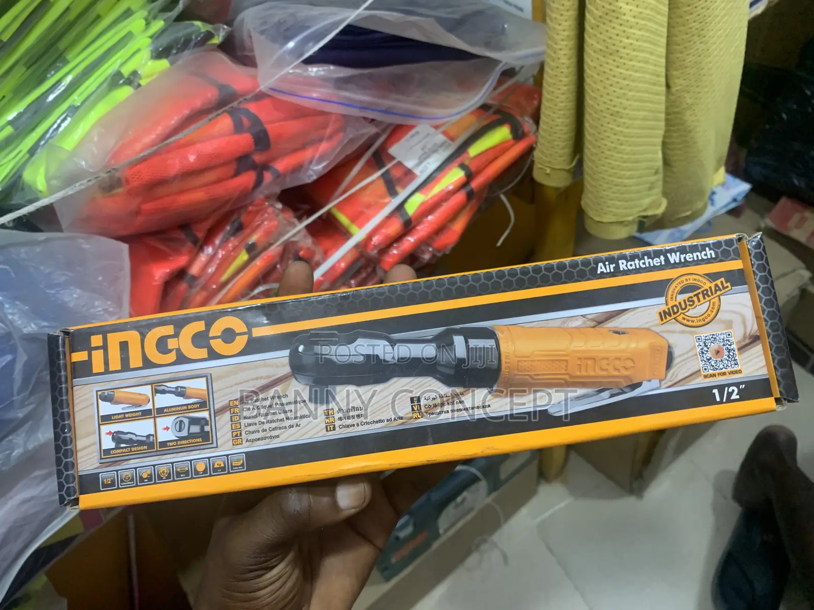 Ingco 1/2" Air Ratchet Wrench
