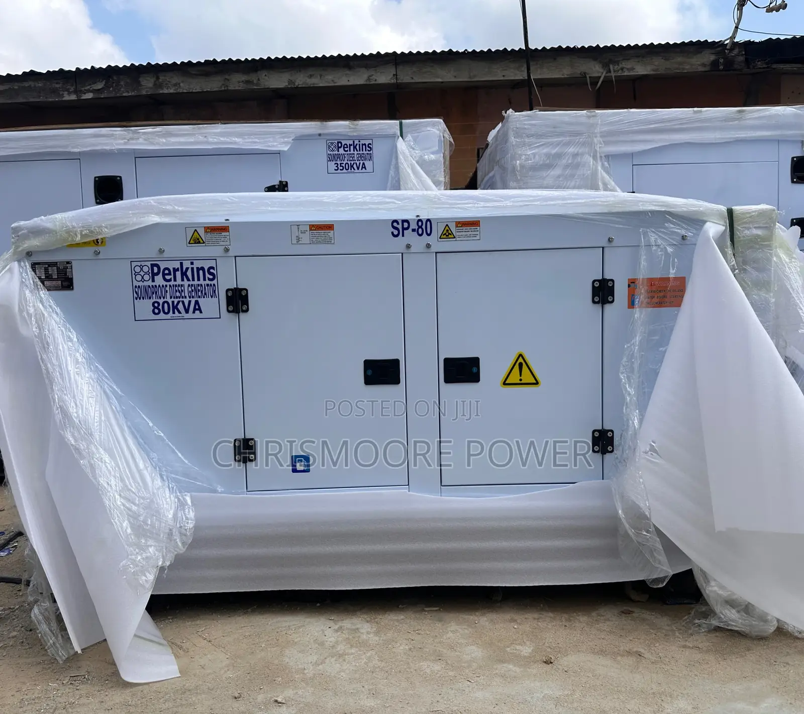 80kva Soundproof Generator Stamford Copper Coils With 2yrs Warranty