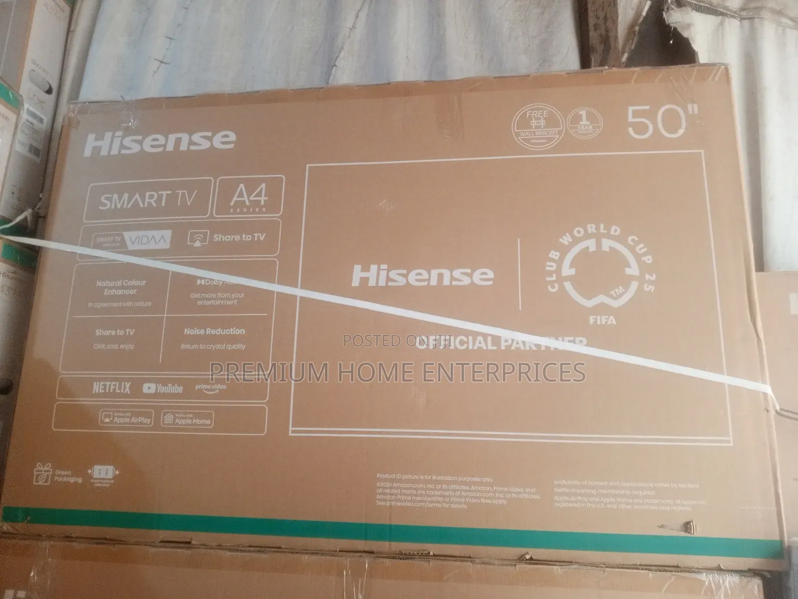 Hisense 50" Class A4 Series Led Uhd Smart Google Tv