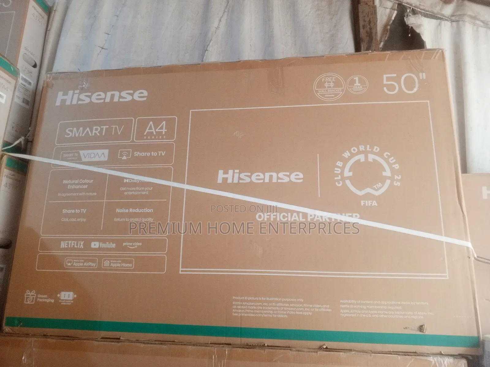 Hisense 50" Class A4 Series Led Uhd Smart Google Tv