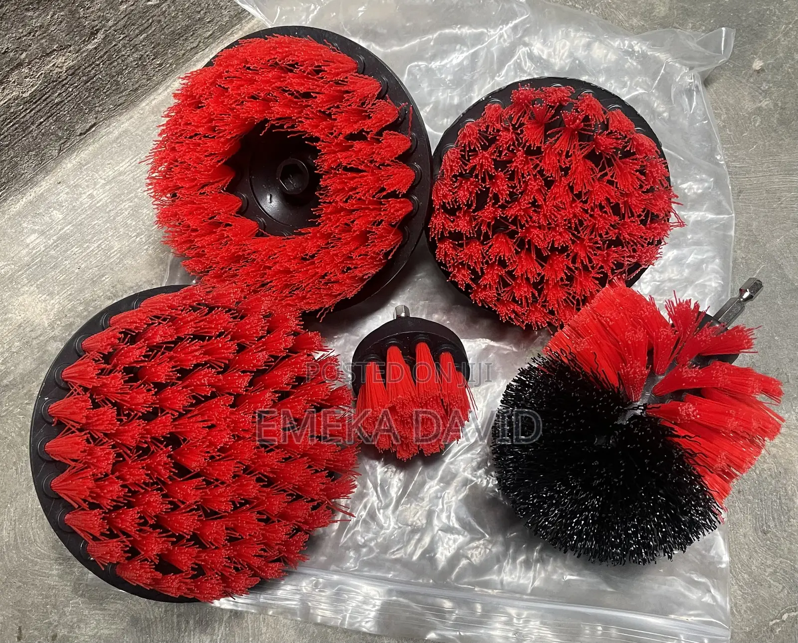5 PCS Electric Drill Scrubber Brush Kit