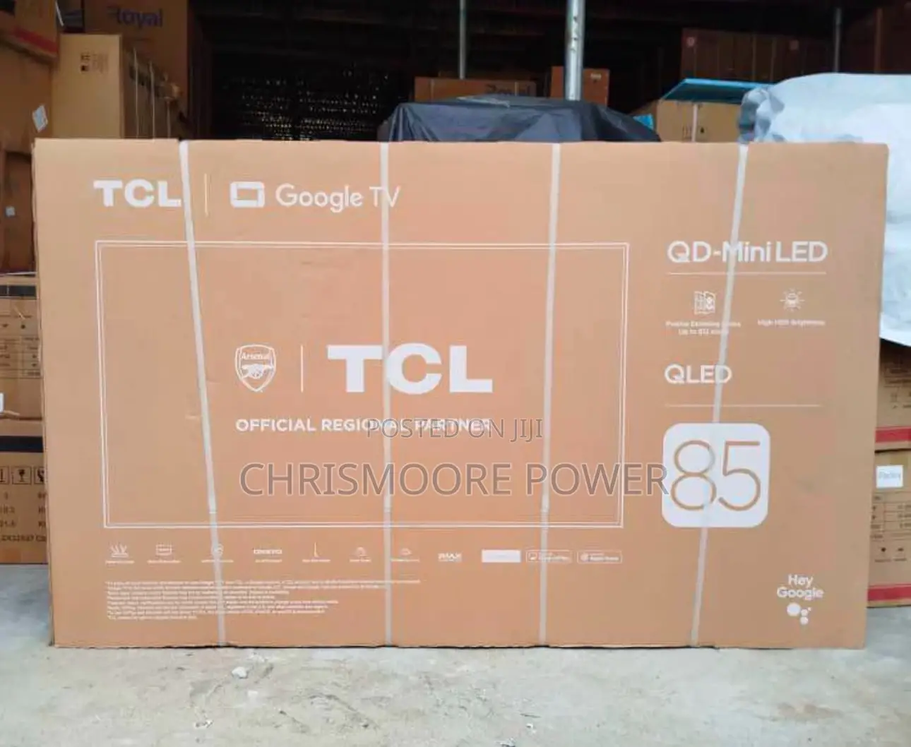 TCL 85" Uhd HDR Led Smart (120hz) Google Tv -85p745