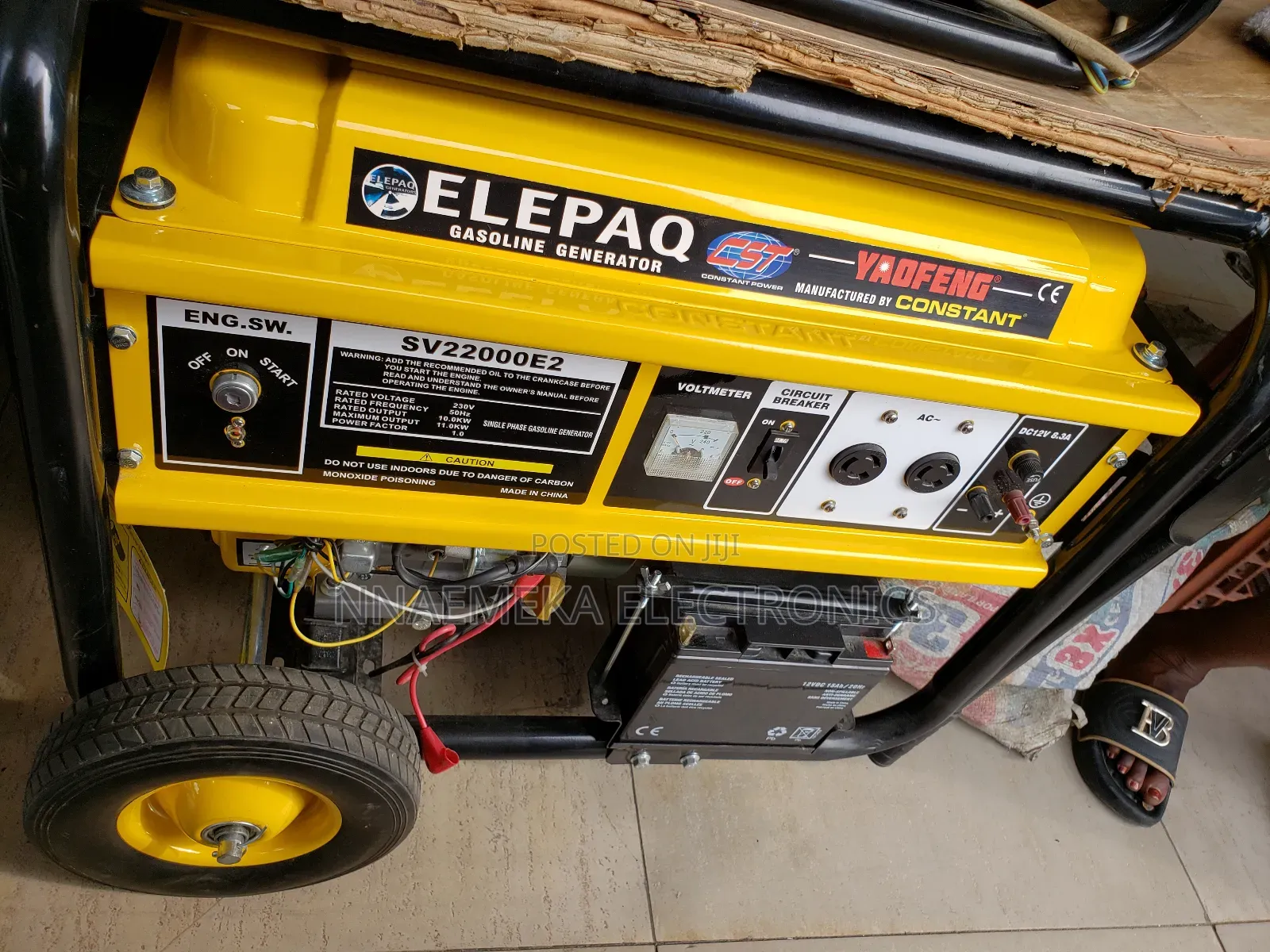 Elepaq Sv22000e2 11kva Copper Coil Generator