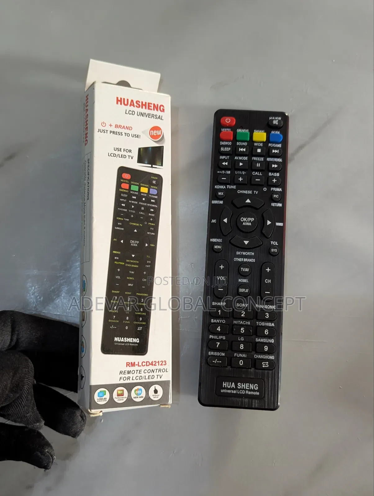 Huasheng LCD Universal Tv Remote Control for Samsung Lg JVC Sony Etc