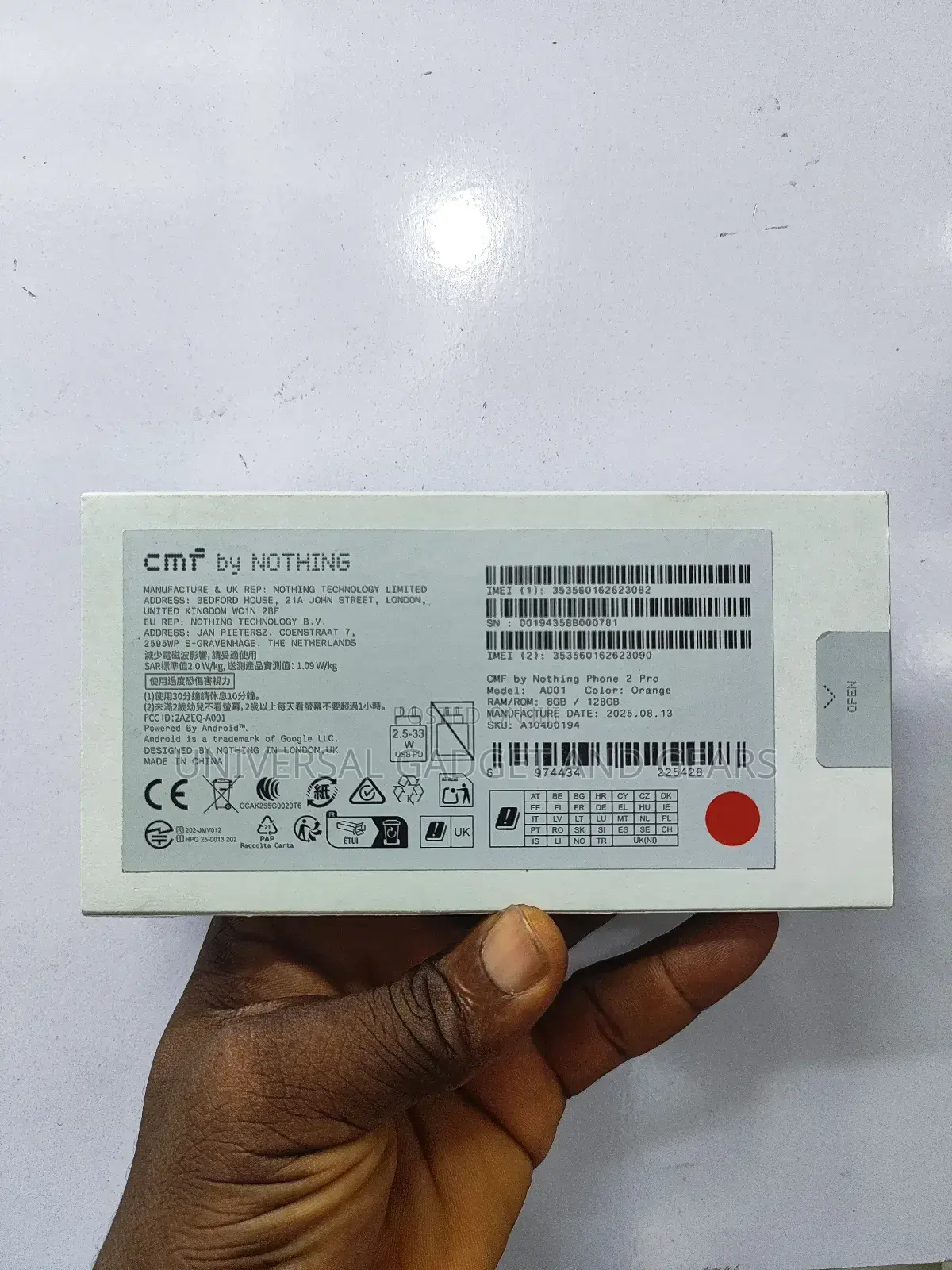 New Nothing Phone CMF Phone 2 Pro 128 GB Orange