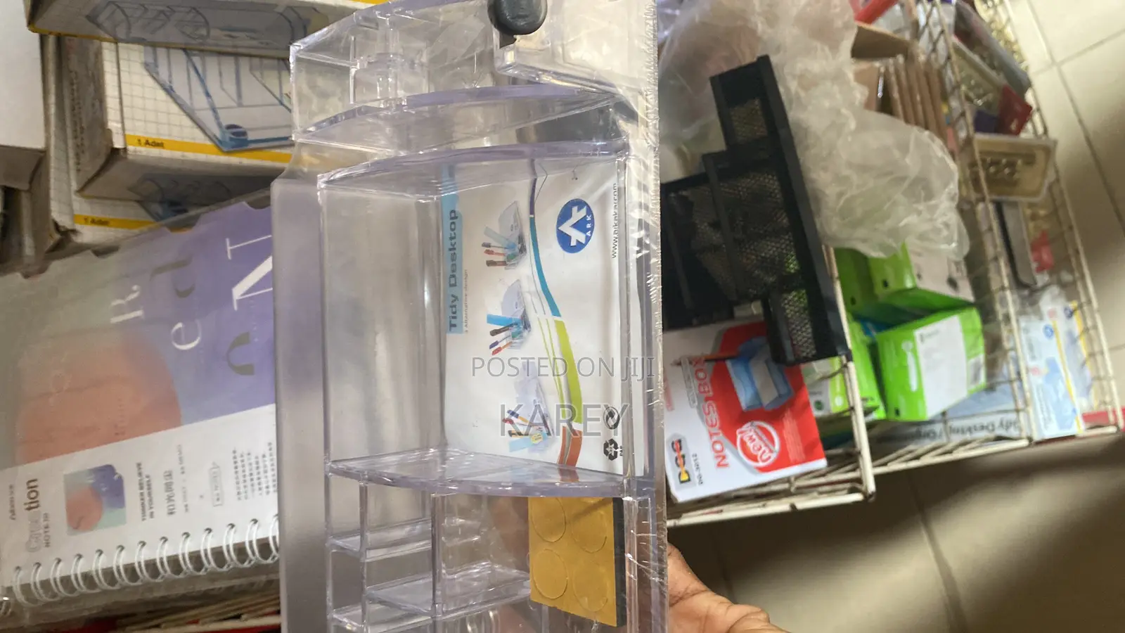 Pen Holders With Clock,Wooden and Plastic