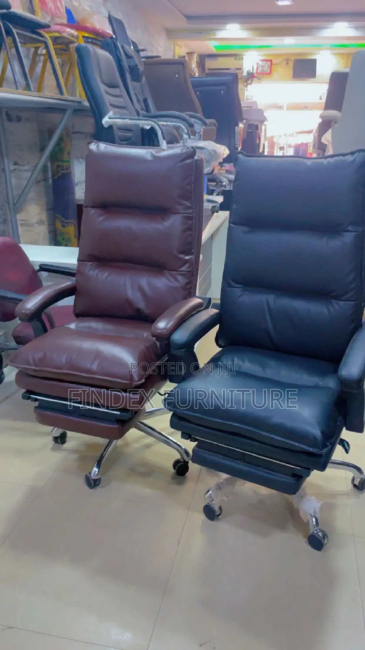 Executive Officer Chair With Leg Rest