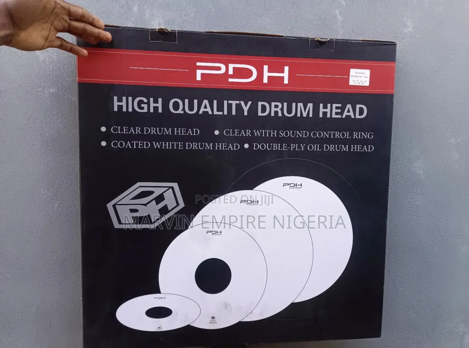 Professional PDH Chemical Drum Head (Velom)