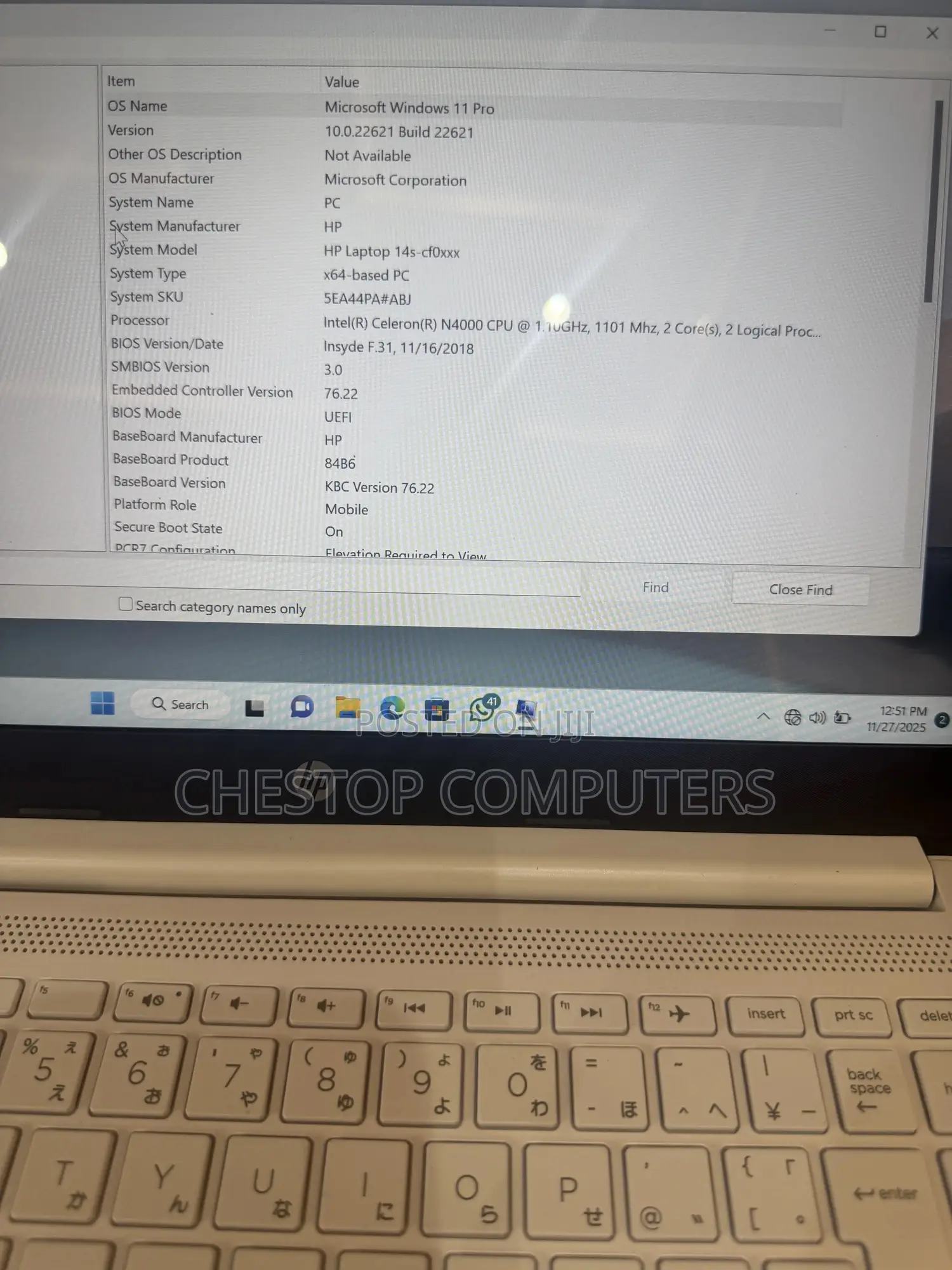 Laptop HP 14S 8GB Intel Celeron HDD 500GB