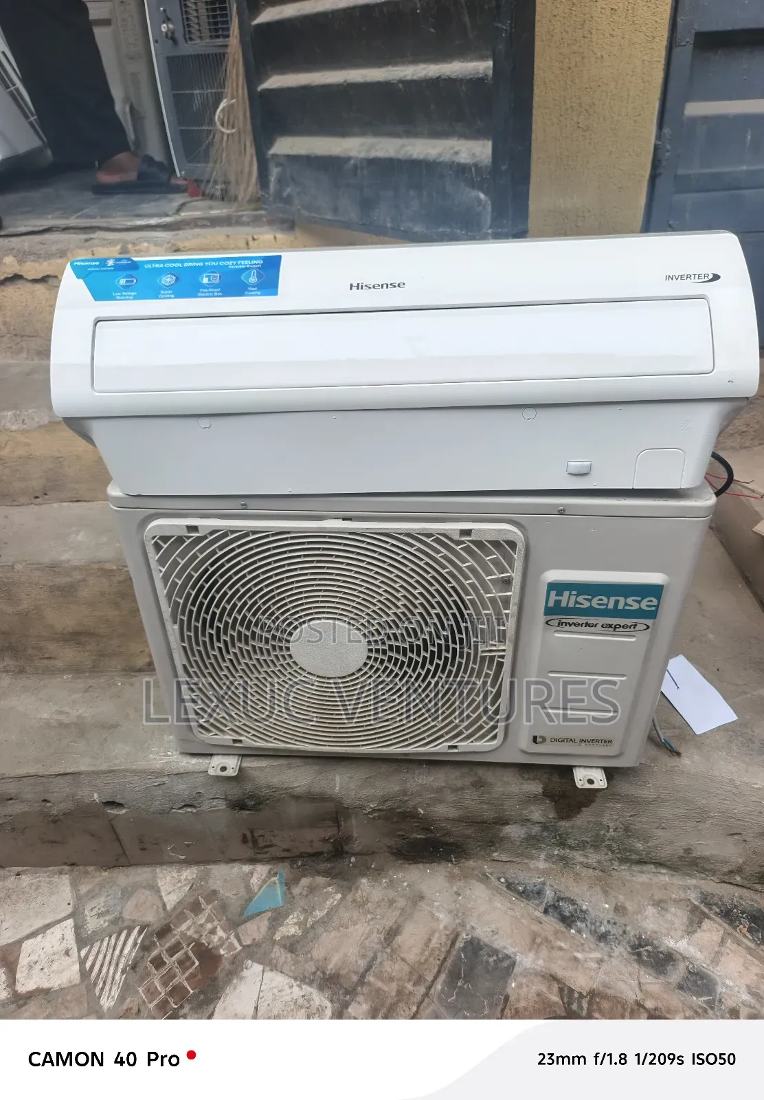 Hisenes 2hp Korean Neatly Used Inverter Except 100% Copper Tested Work