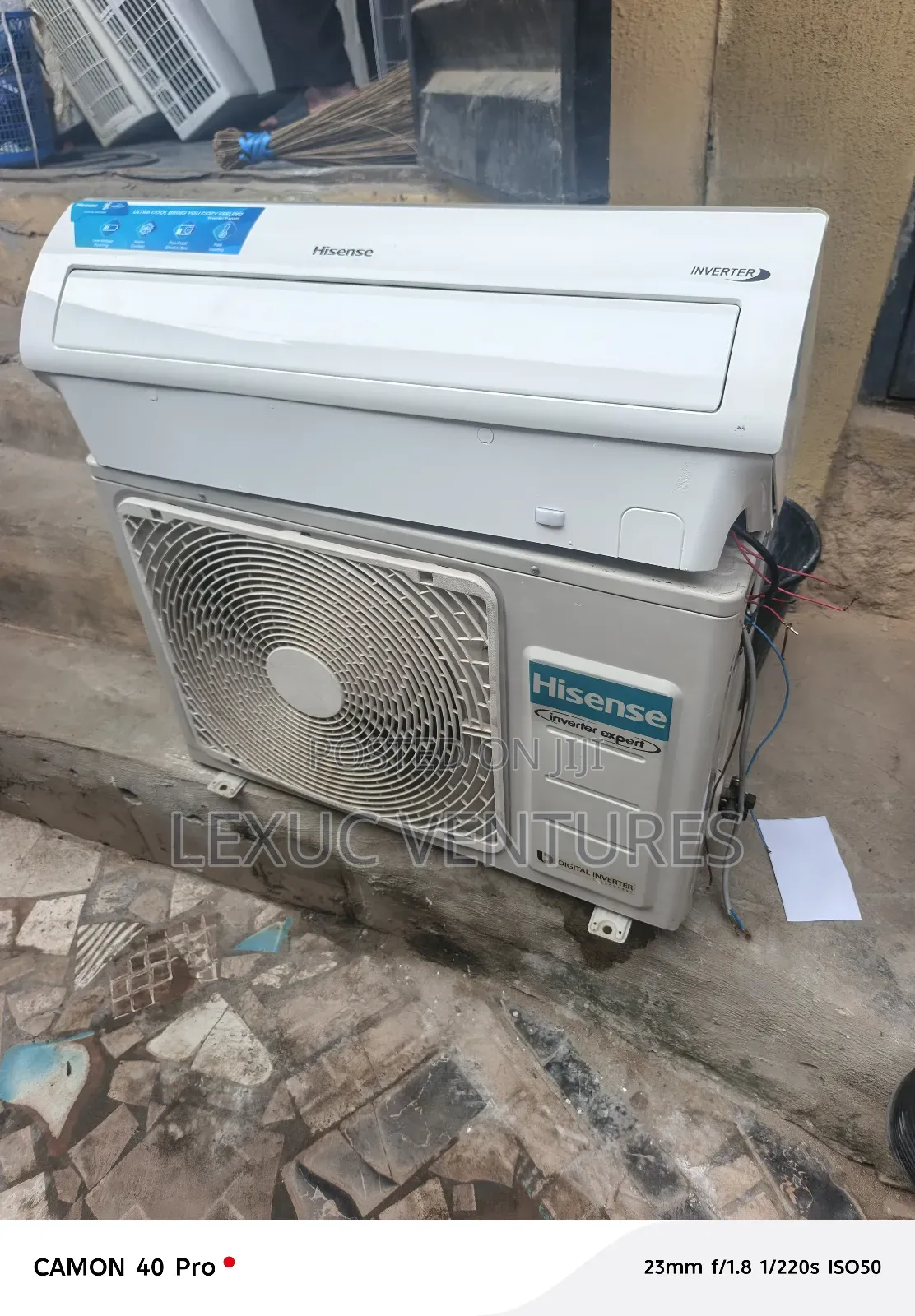 Hisenes 2hp Korean Neatly Used Inverter Except 100% Copper Tested Work