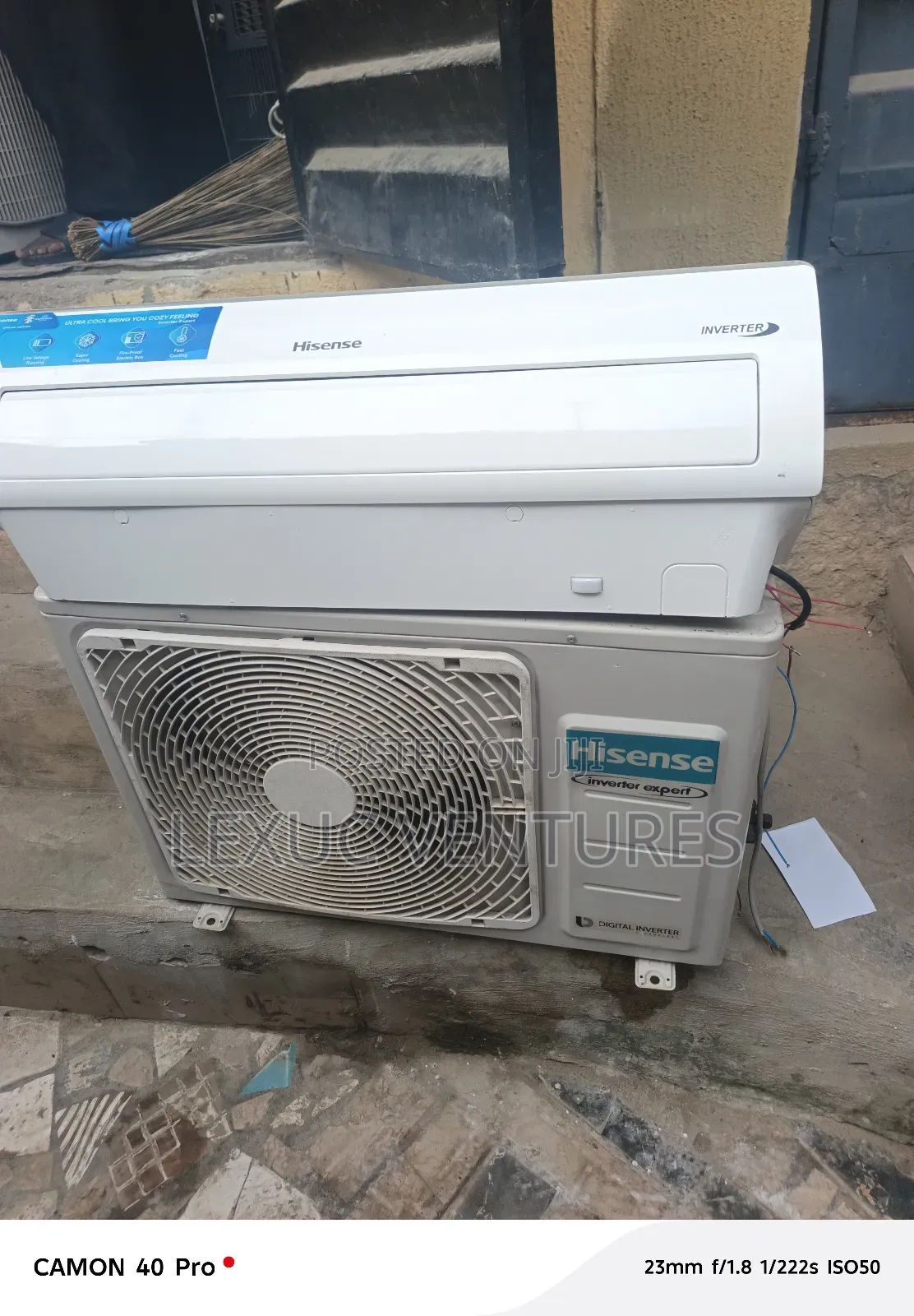 Hisenes 2hp Korean Neatly Used Inverter Except 100% Copper Tested Work
