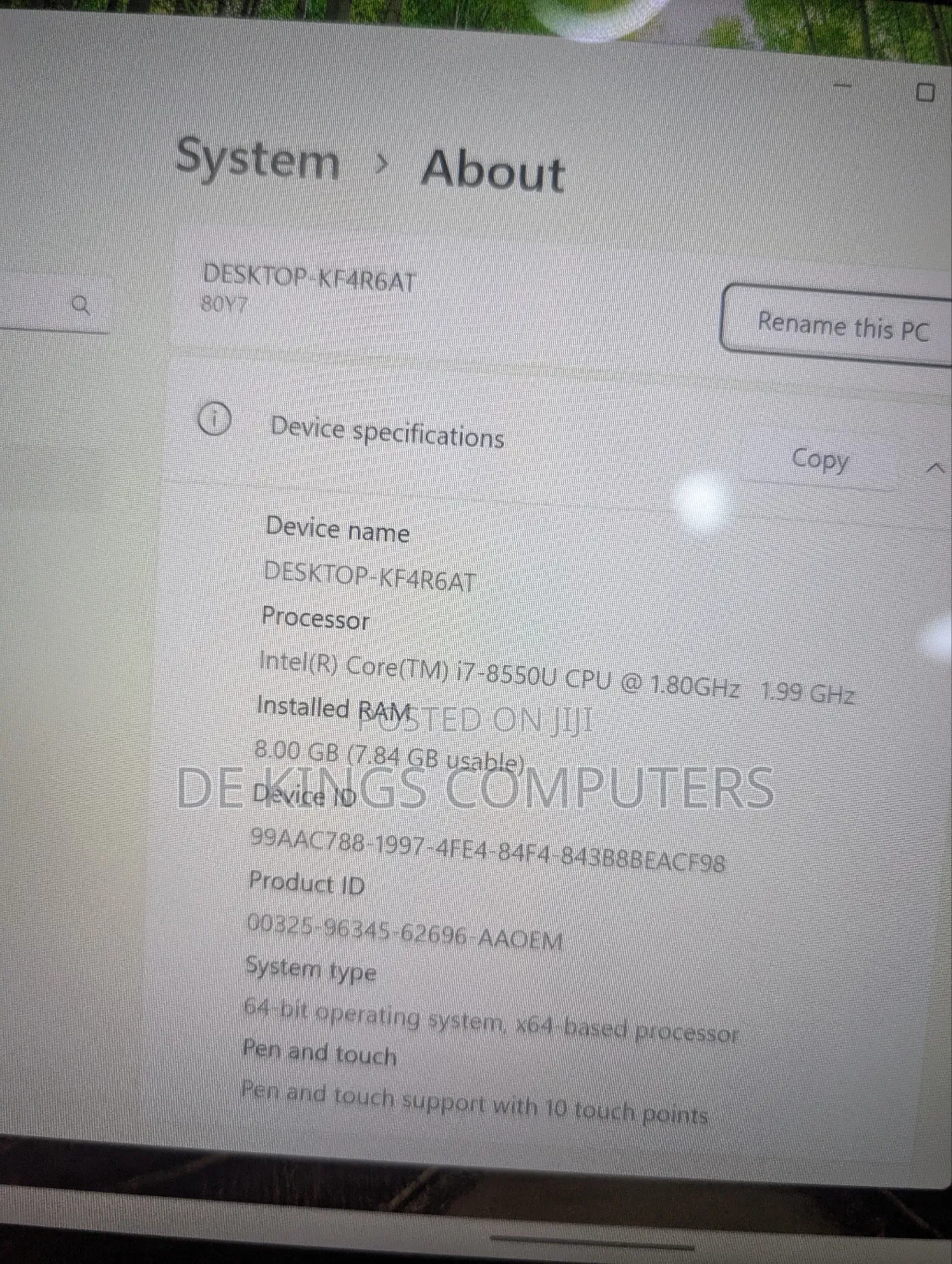 Laptop Lenovo Yoga 910 8GB Intel Core I7 SSD 256GB