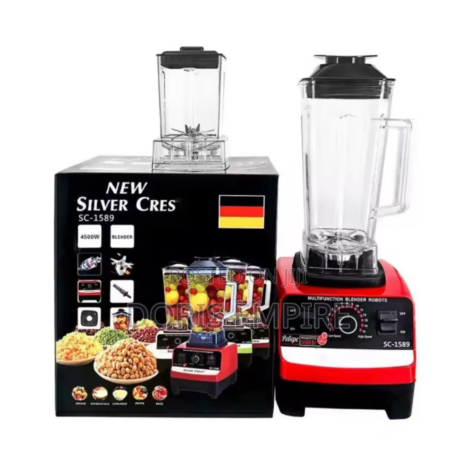 Silver Crest 4500w Electric Double Cup High Speed Multifunctional