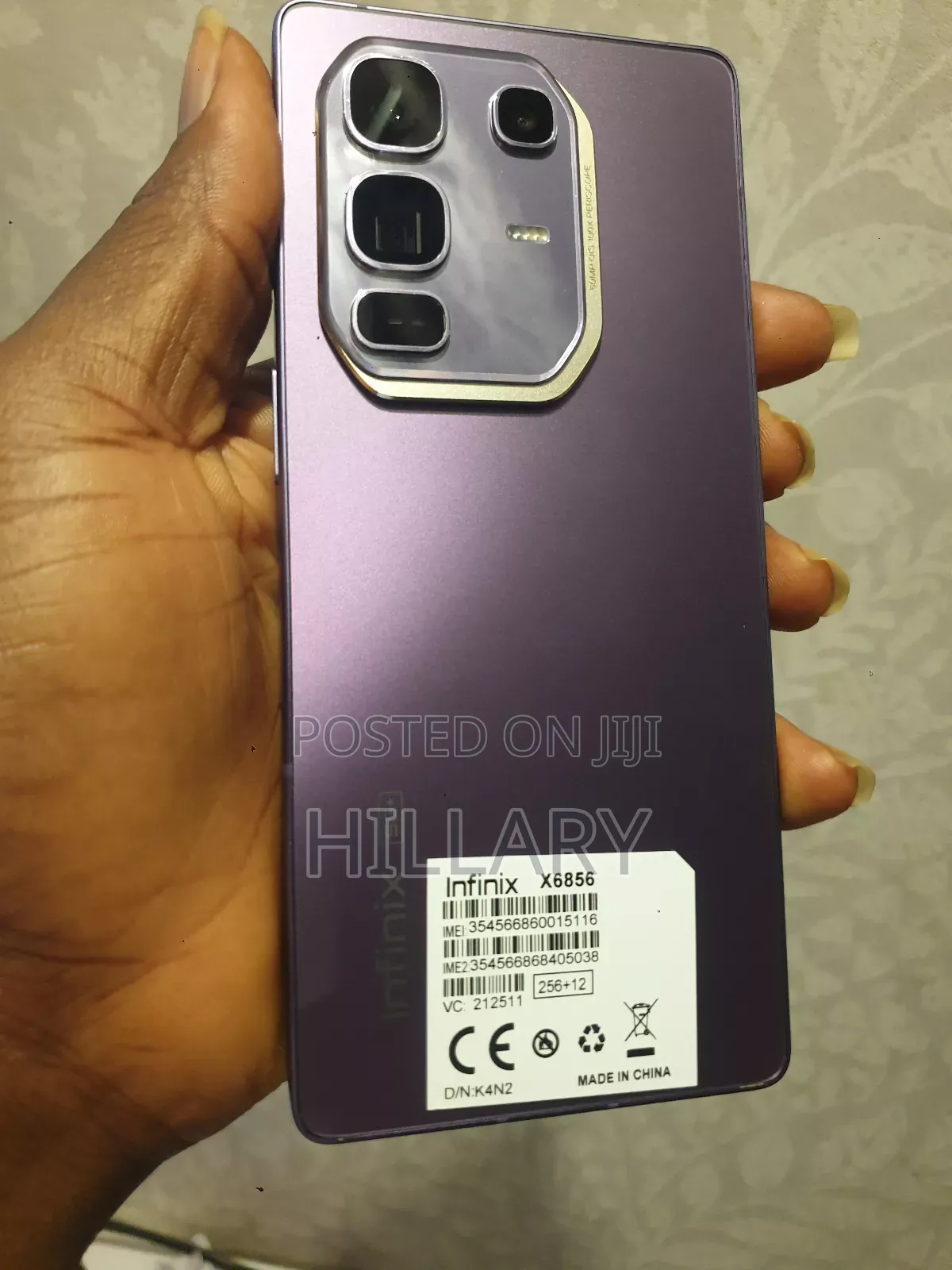 New Infinix Note 50 Pro+ 256 GB Purple