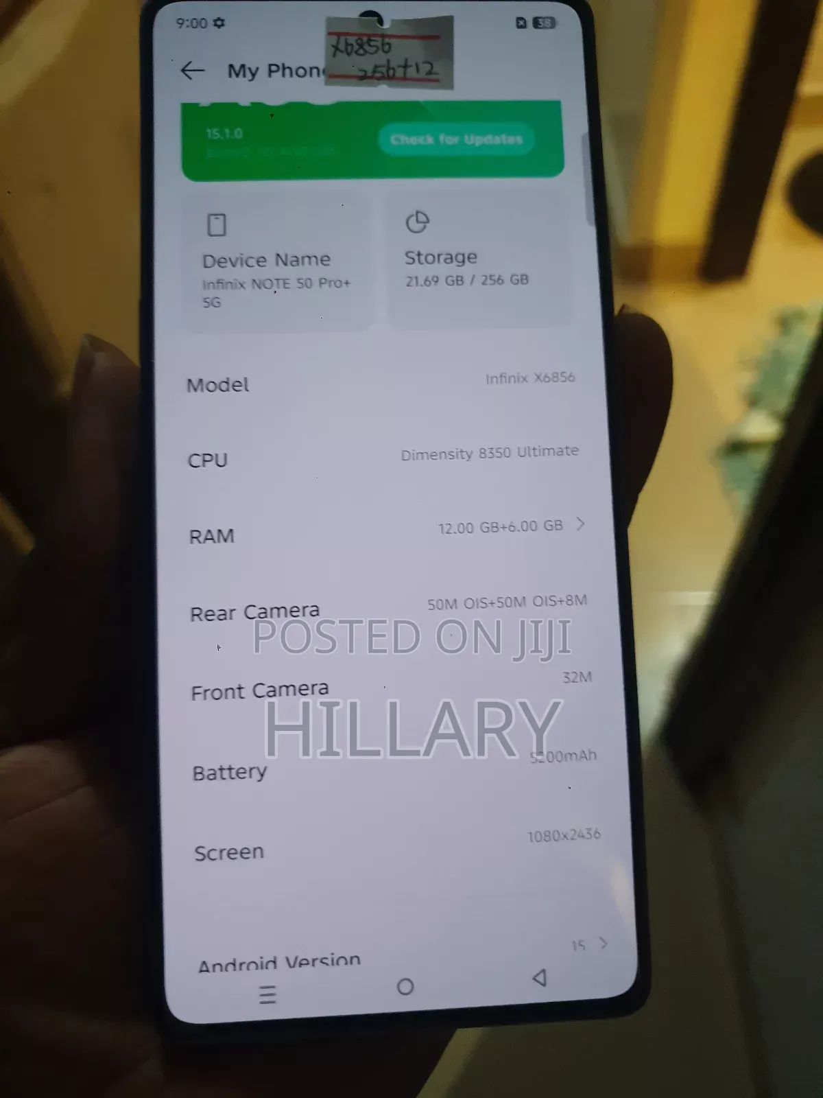 New Infinix Note 50 Pro+ 256 GB Purple