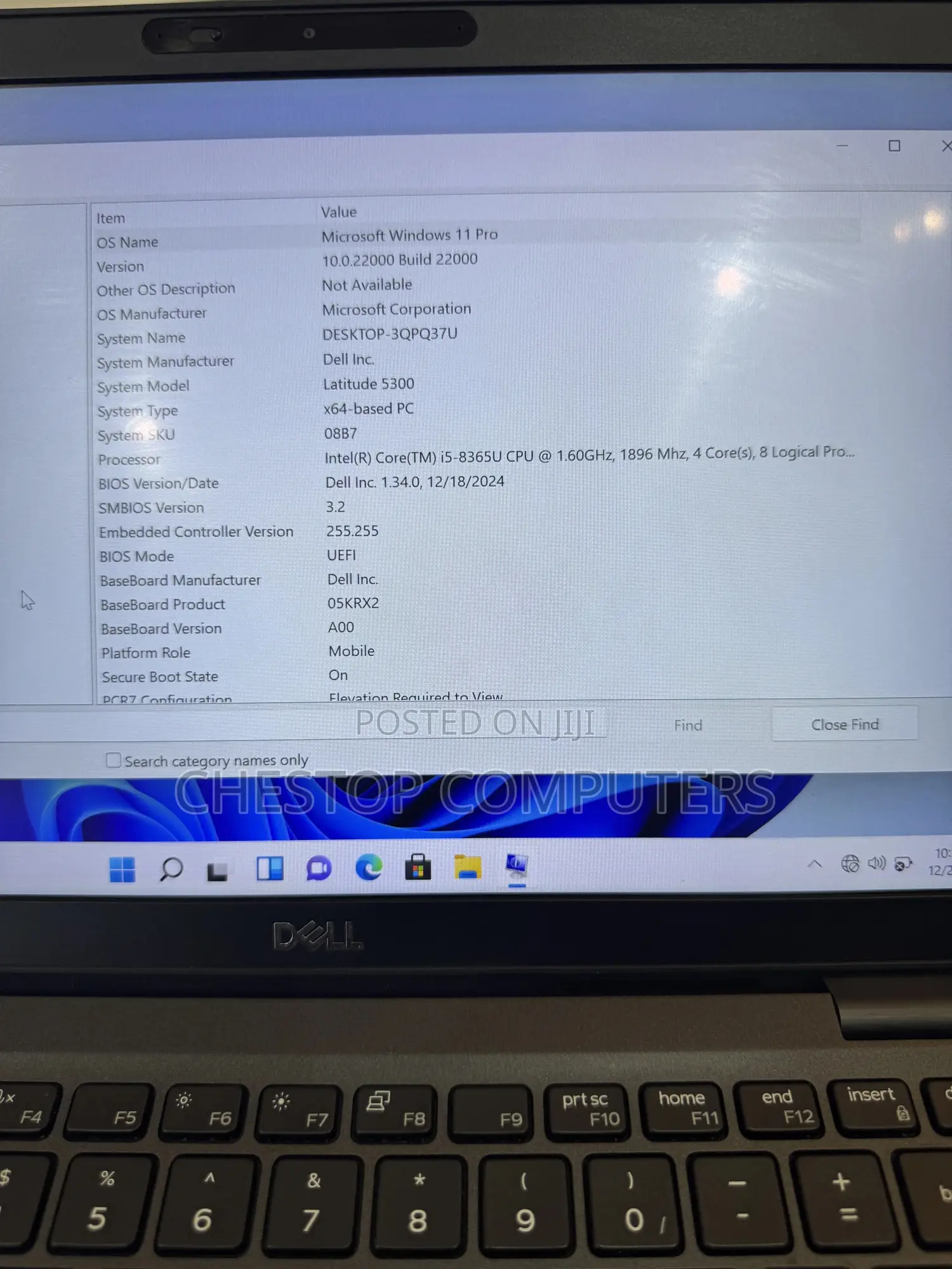 Laptop Dell Latitude 5300 8GB Intel Core i5 SSD 256GB