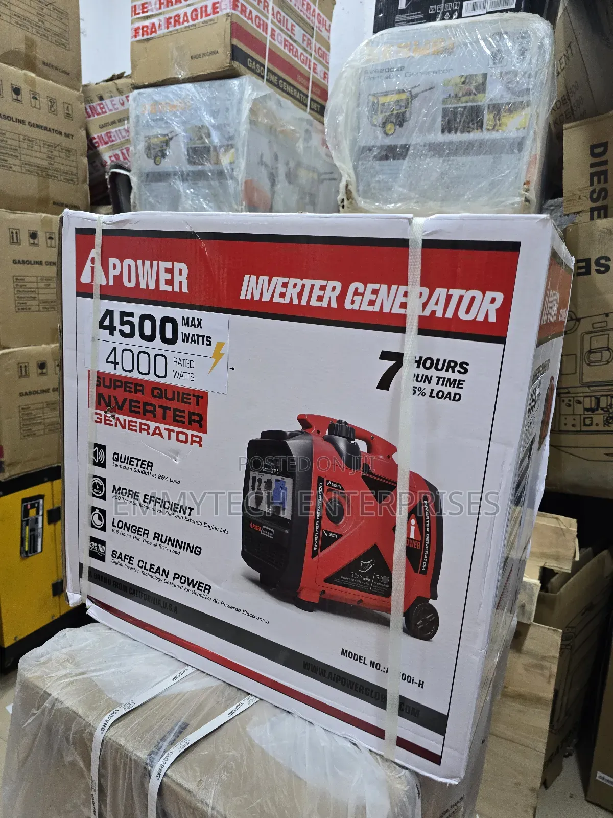 Come I Have Original Inverter Soundproof Petrol Gen 4.0kva Ipower