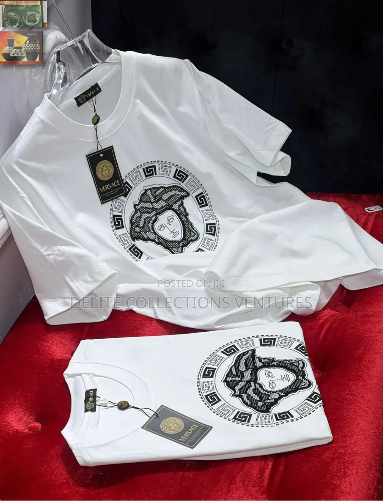 * Original Quality Brown and White Versace Designs Available