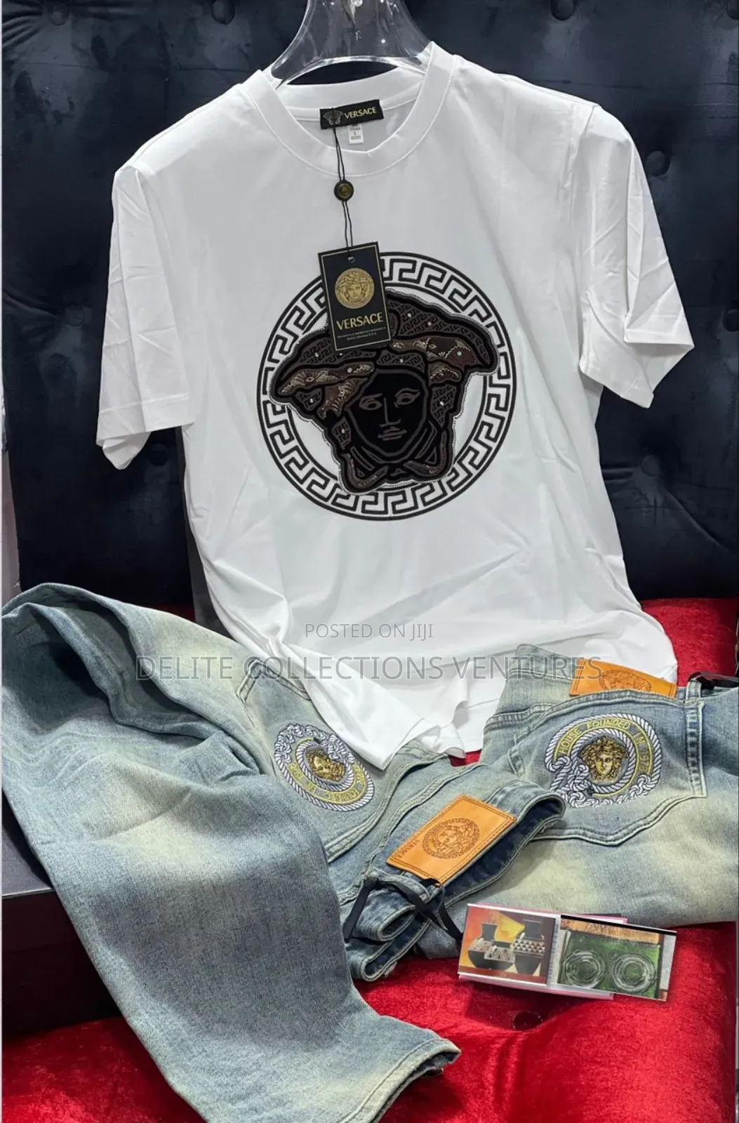 * Original Quality Brown and White Versace Designs Available