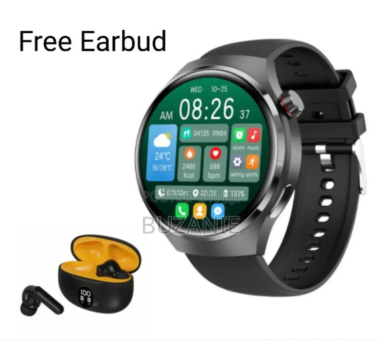 Smartwatch With Earbud Smart Watch and Earpod
