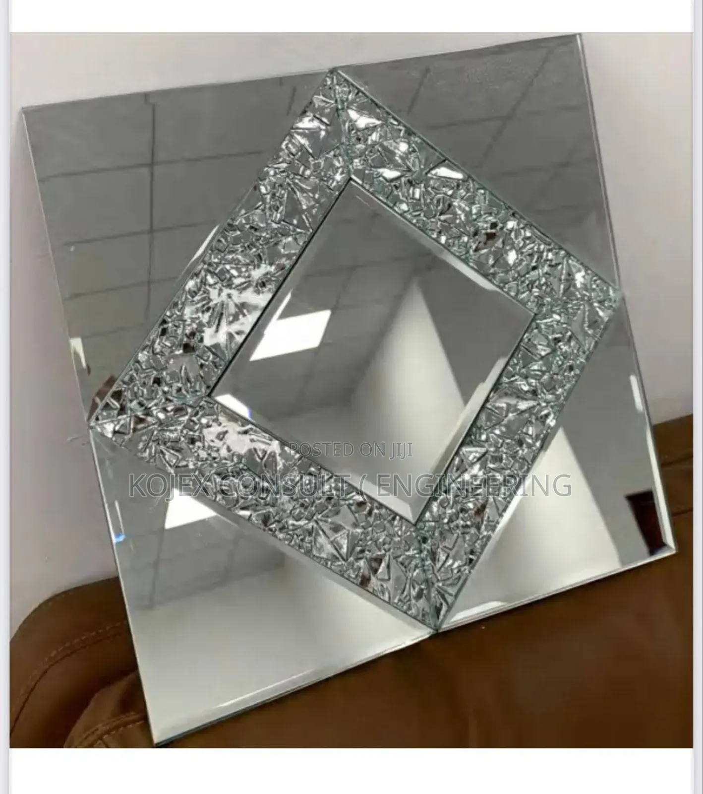 Mosaic Adhesive Wall Mirror Available Now.