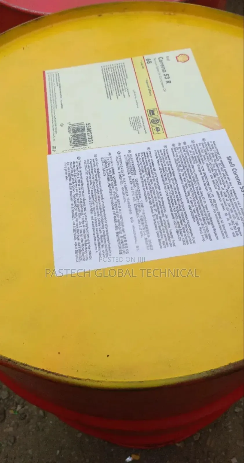 Shell Corena S3 R 68// Rotary Air Compressor Oil
