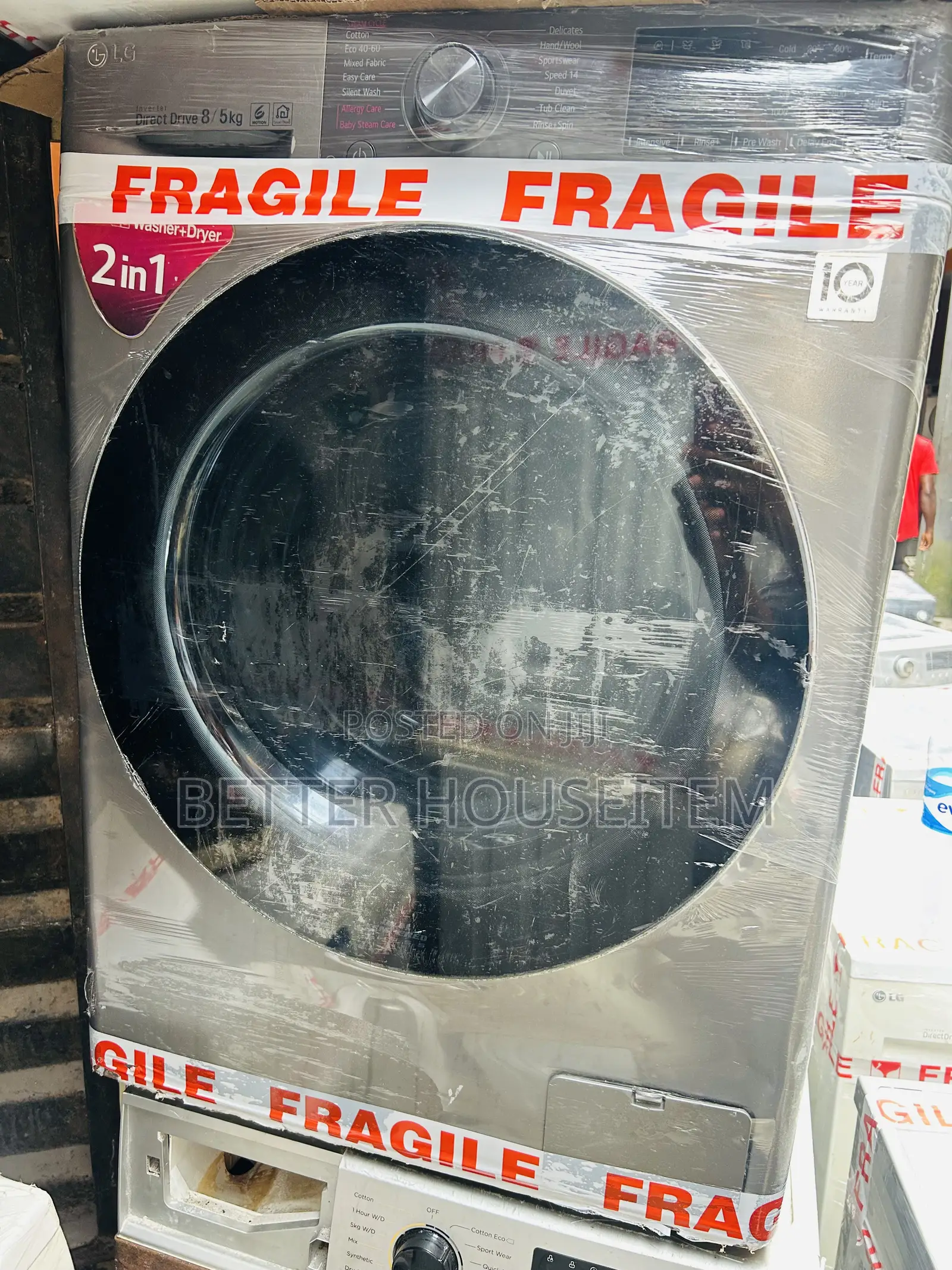 8kg LG Wash and 5kg Dry Washing Machine