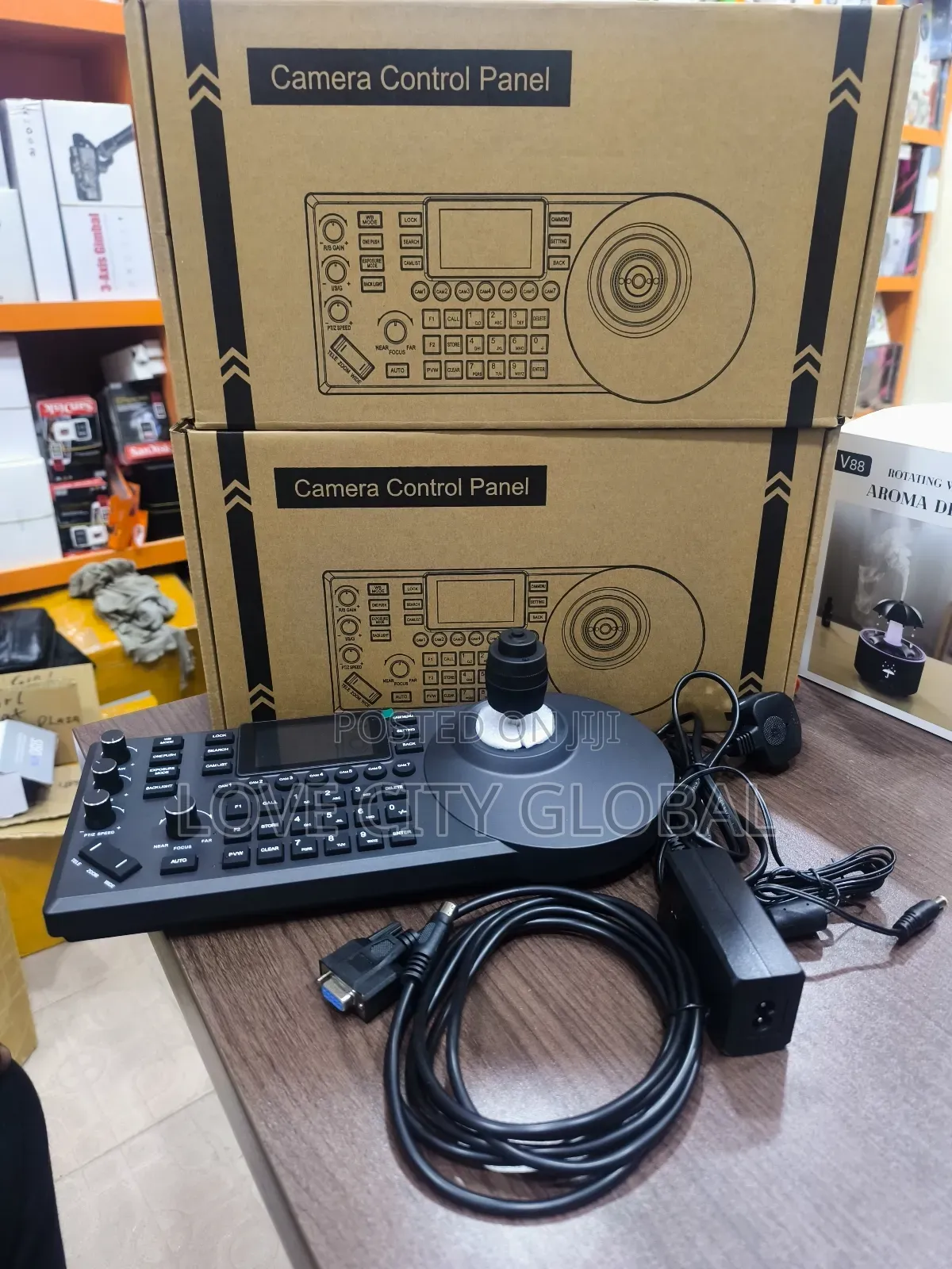 7 Channel Conference PTZ Camera Controller Panel 3-Inch LCD Screen