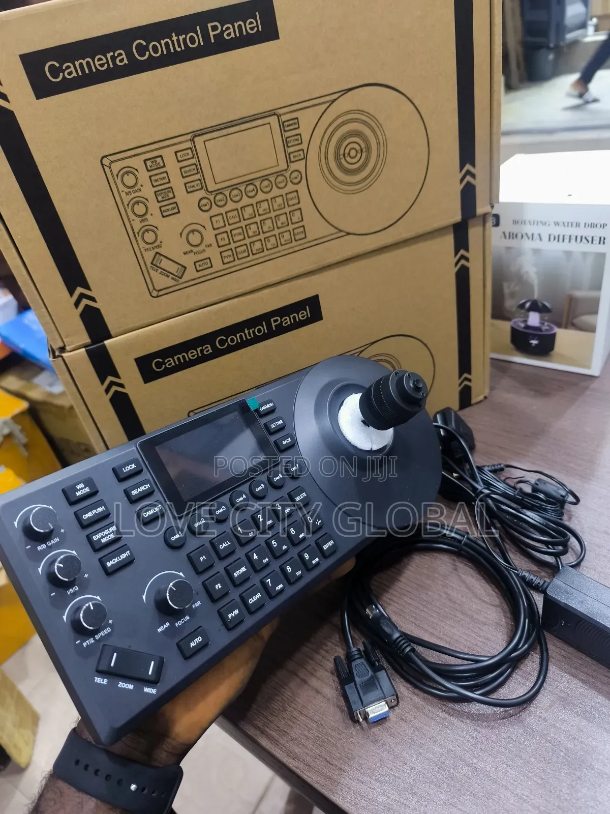 7 Channel Conference PTZ Camera Controller Panel 3-Inch LCD Screen