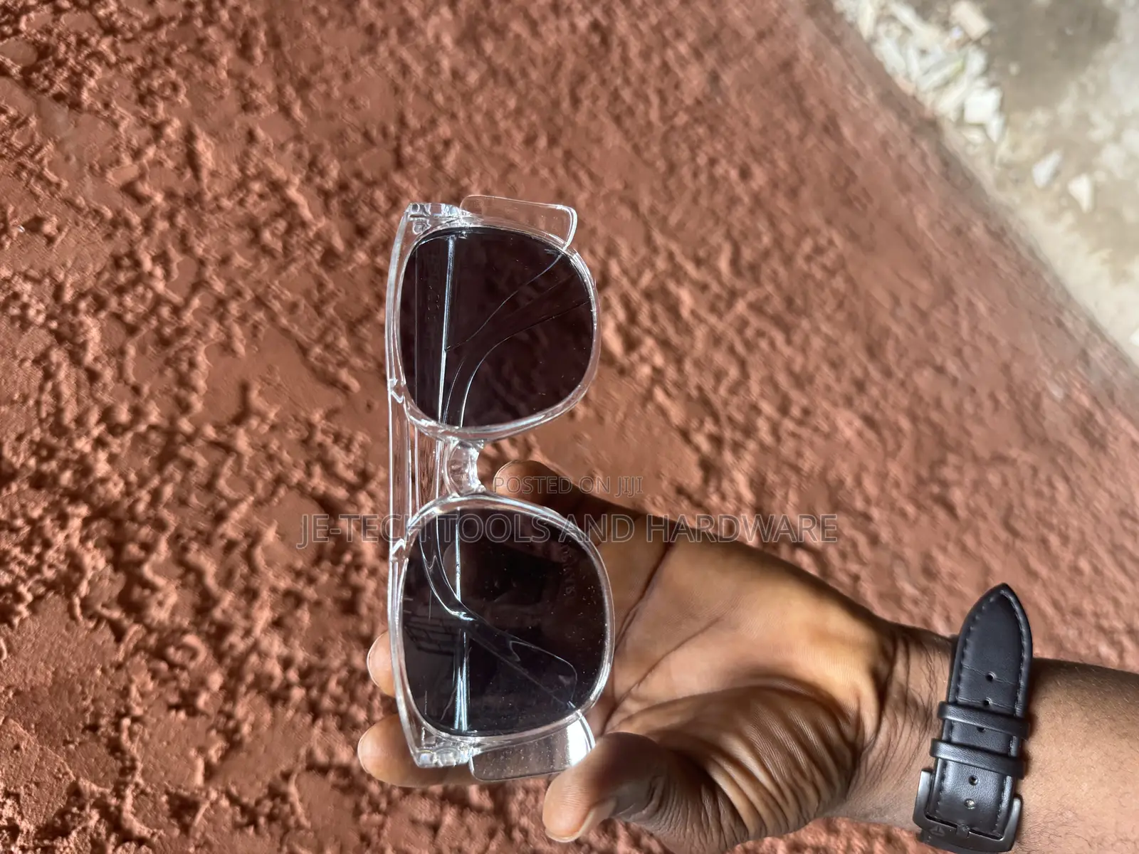 Clear-framed Sunglasses
