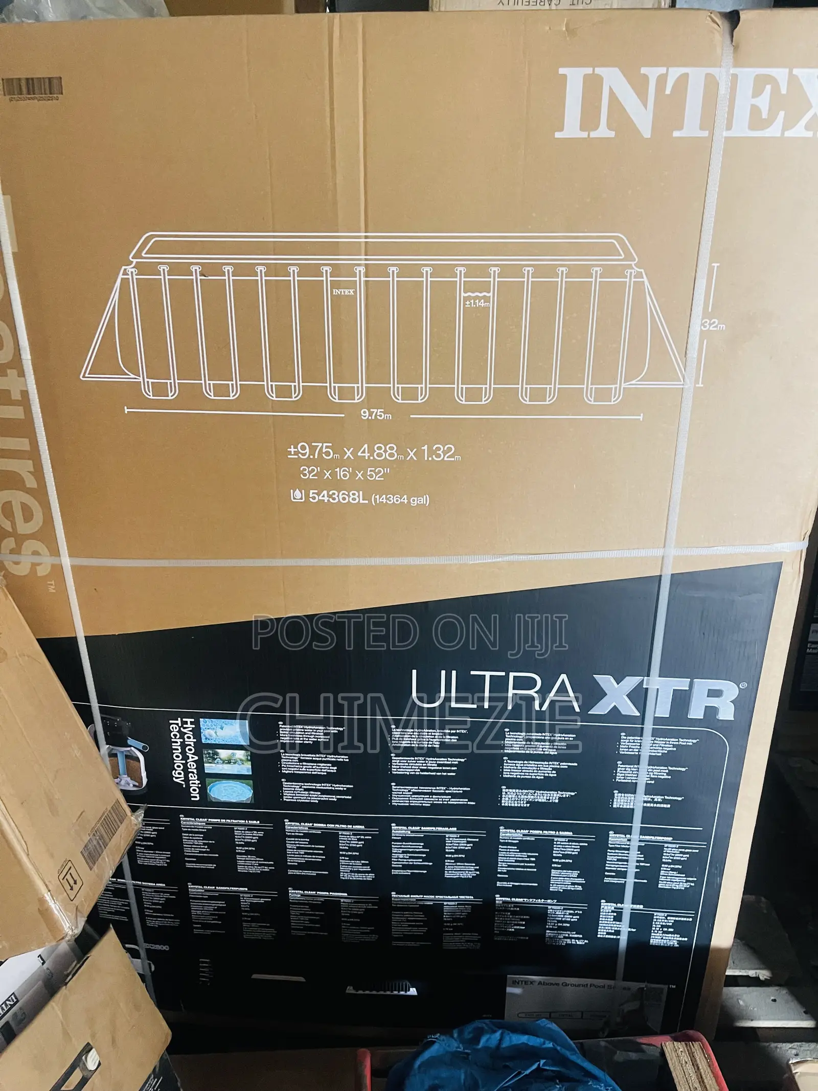 Intex Ultra XTR Frame Above-Ground Swimming Pool 32ft by 16ft by 52in