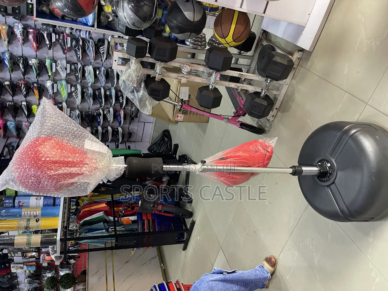 Adjustable Reflex Boxing Stand With Speedball