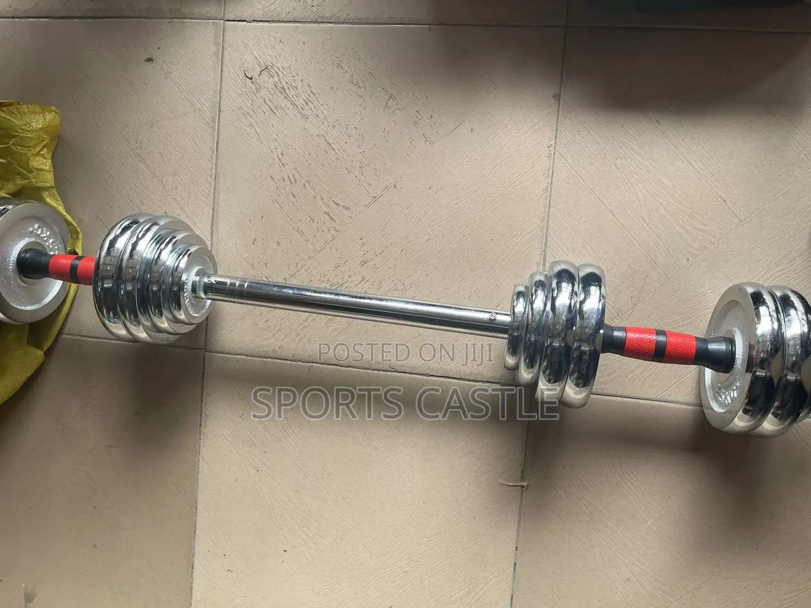 30kg Dumbbell With Free Barbell