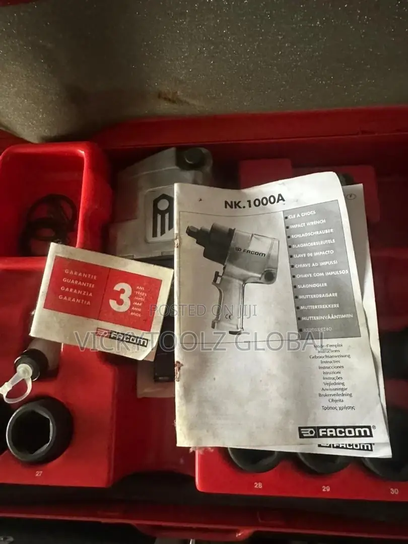 Facom Impact Wrench Air 3/4” Drive 1495n.M Facom Nk.1000a)