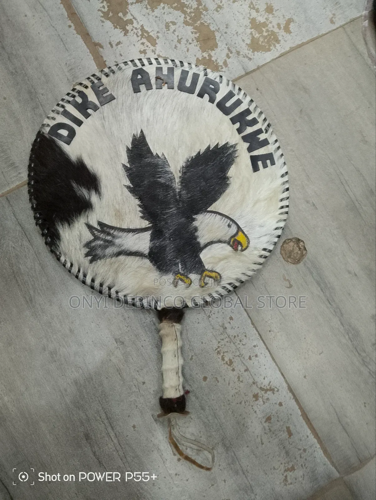 Eagle Igbo Hand Fan for Wedding, for Chieftaincy Title Akupe Hand Fan