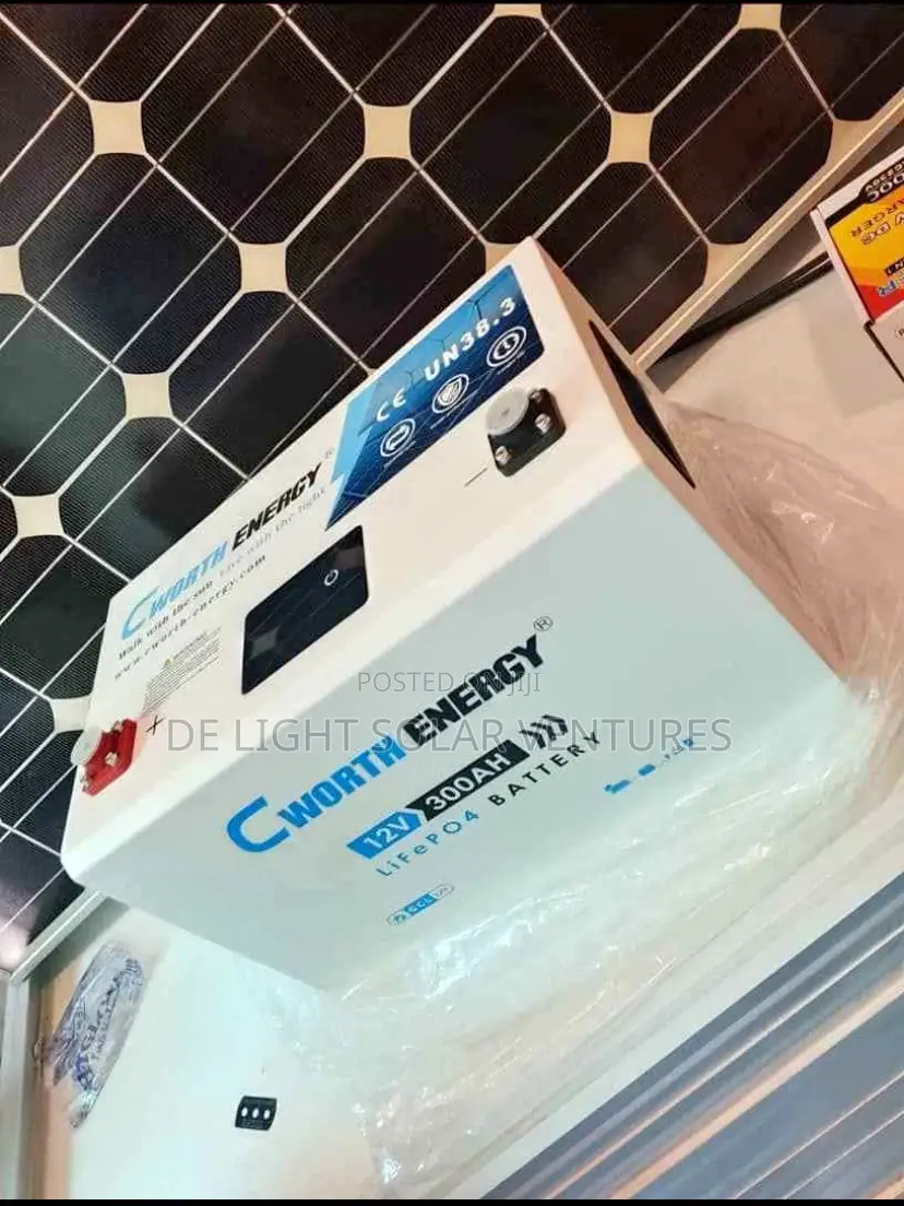 300ah 3.84kwh Cworth Lithium Battery 12v