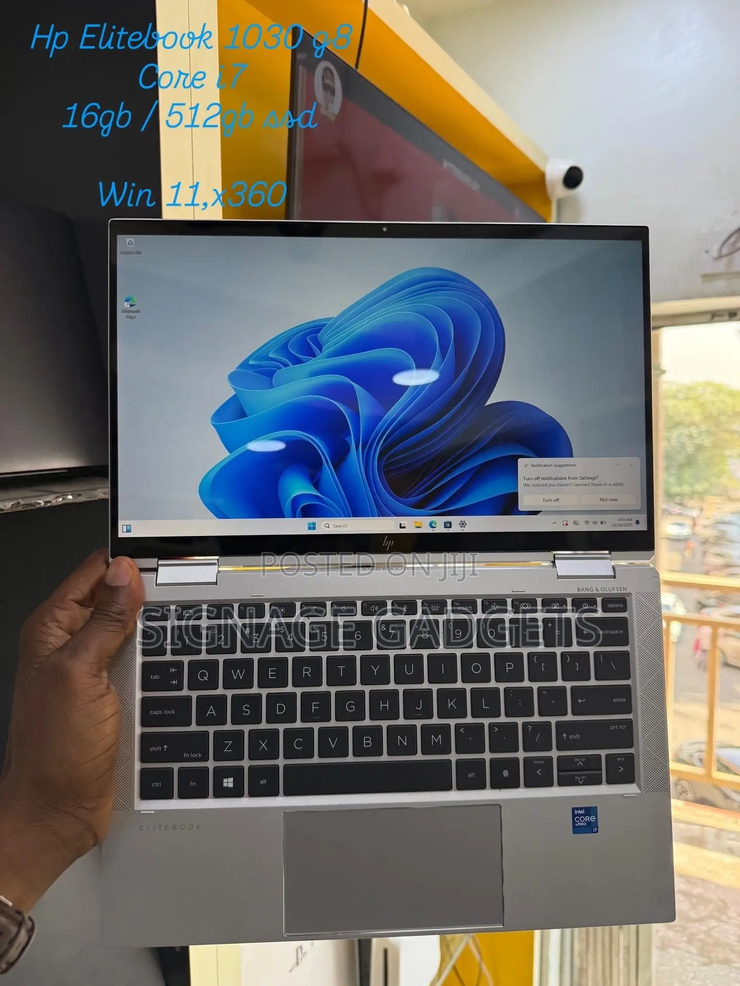 Laptop HP EliteBook X360 1030 G8 16GB Intel Core I7 SSD 512GB