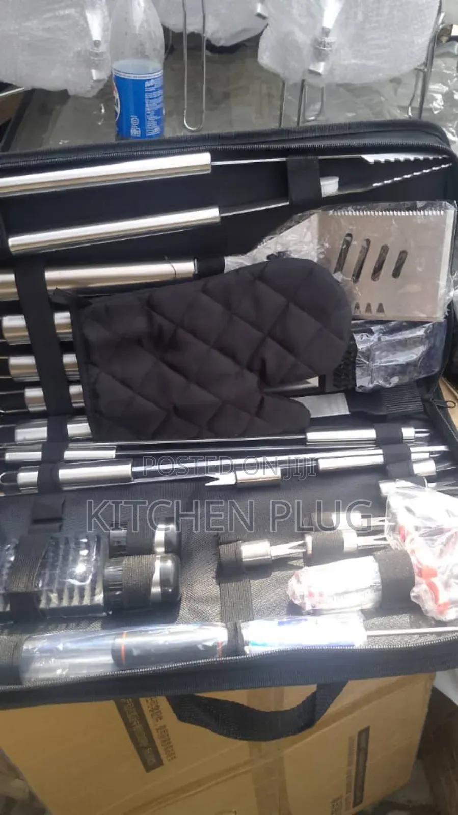 This Is a 22-Piece BBQ Grill Accessories Set.